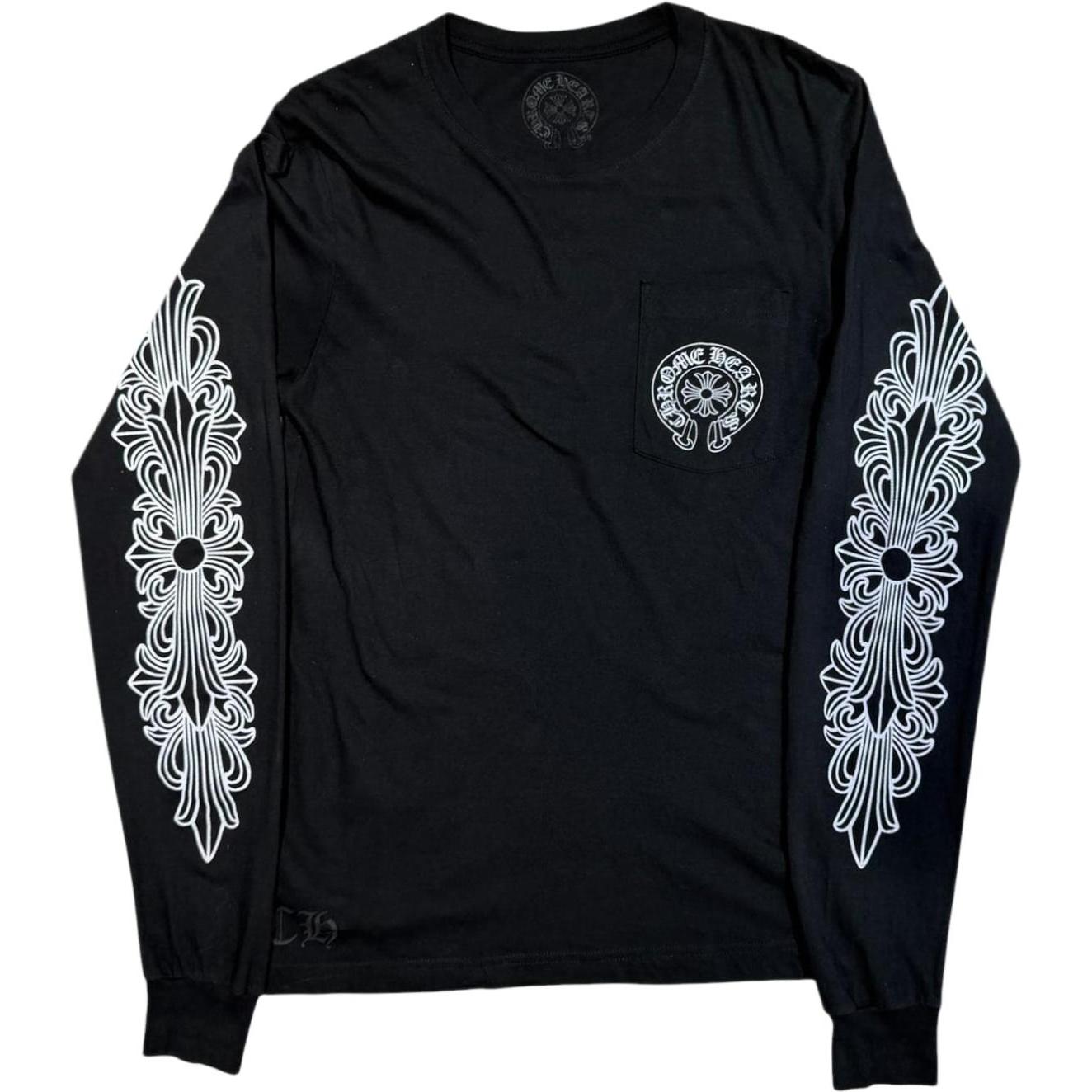 Chrome Hearts Las Vegas Floral Exclusive L/S T-shirt Black