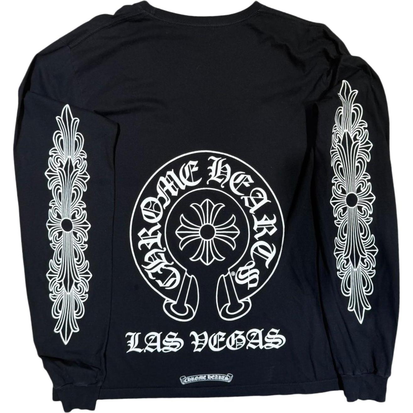 Chrome Hearts Las Vegas Floral Exclusive L/S T-shirt Black