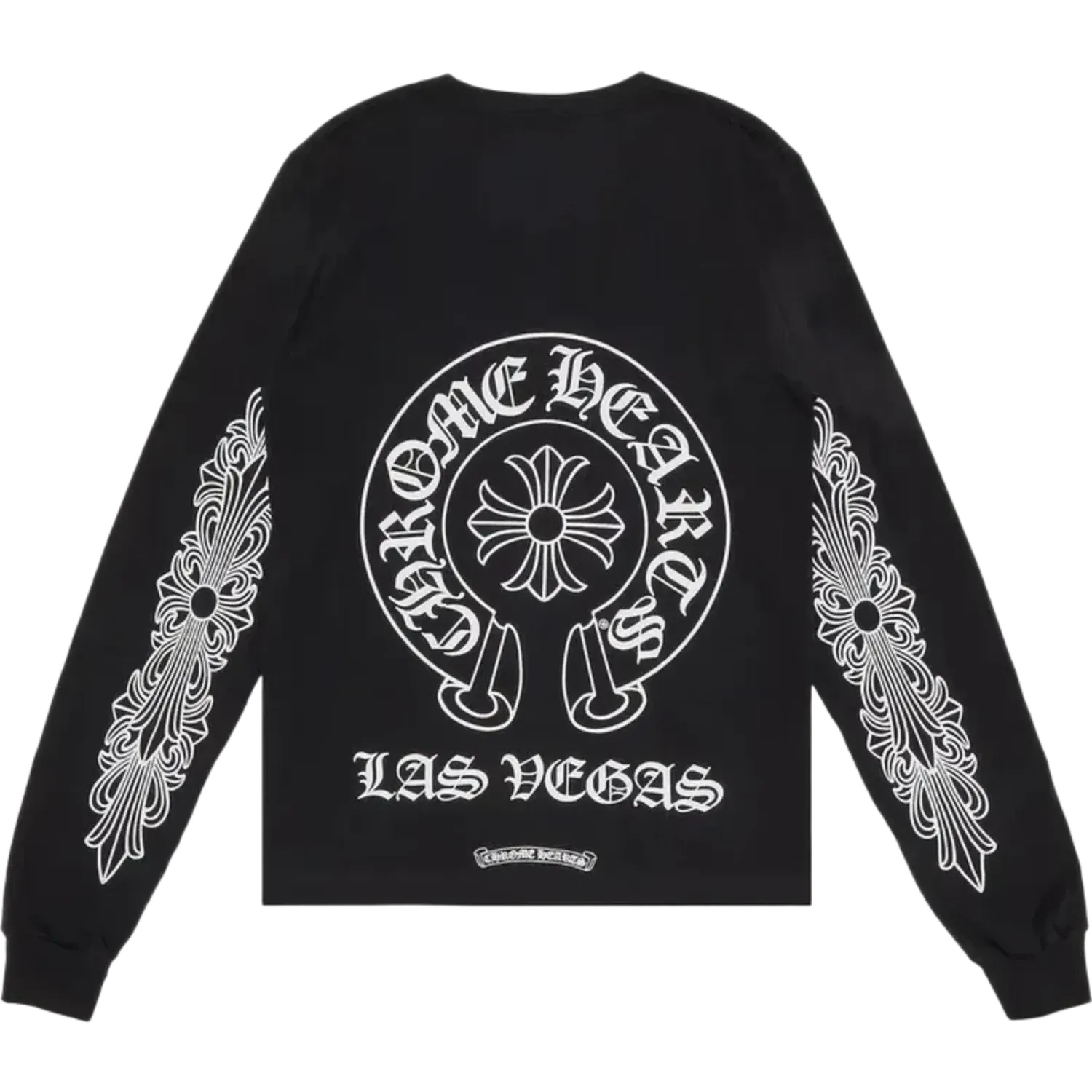 Chrome Hearts Las Vegas Floral Exclusive L/S T-shirt Black
