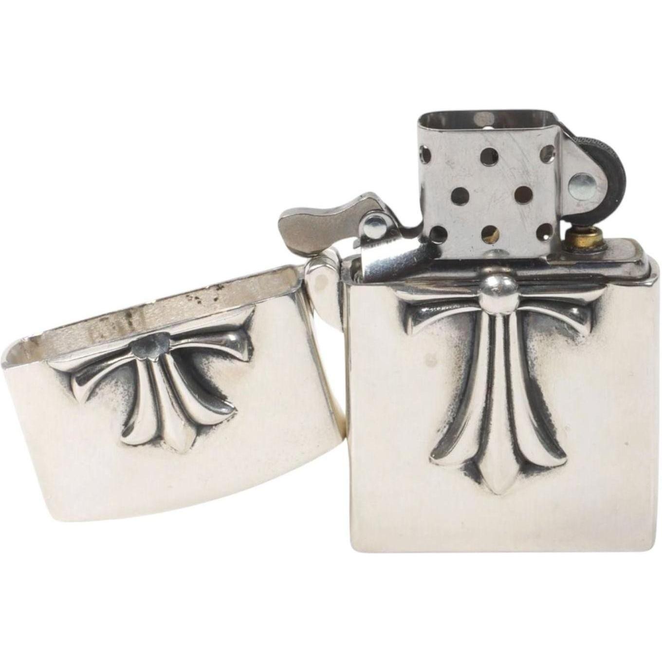 Chrome Hearts Las Vegas Lucky 7 Cross Zippo Lighter Case - Used