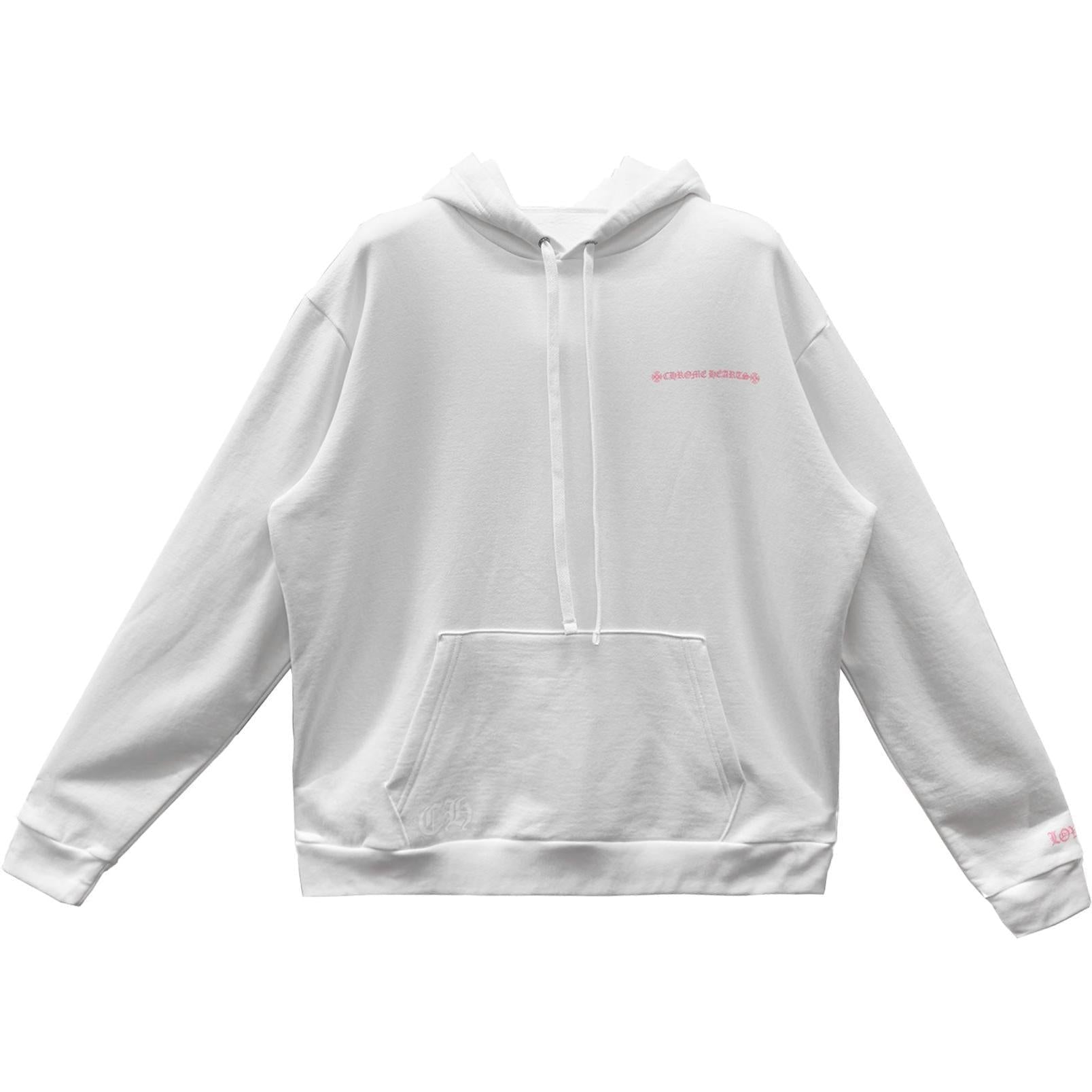 Chrome Hearts Laurie Lynn Stark "Love You" Portrait Red Letter Hoodie