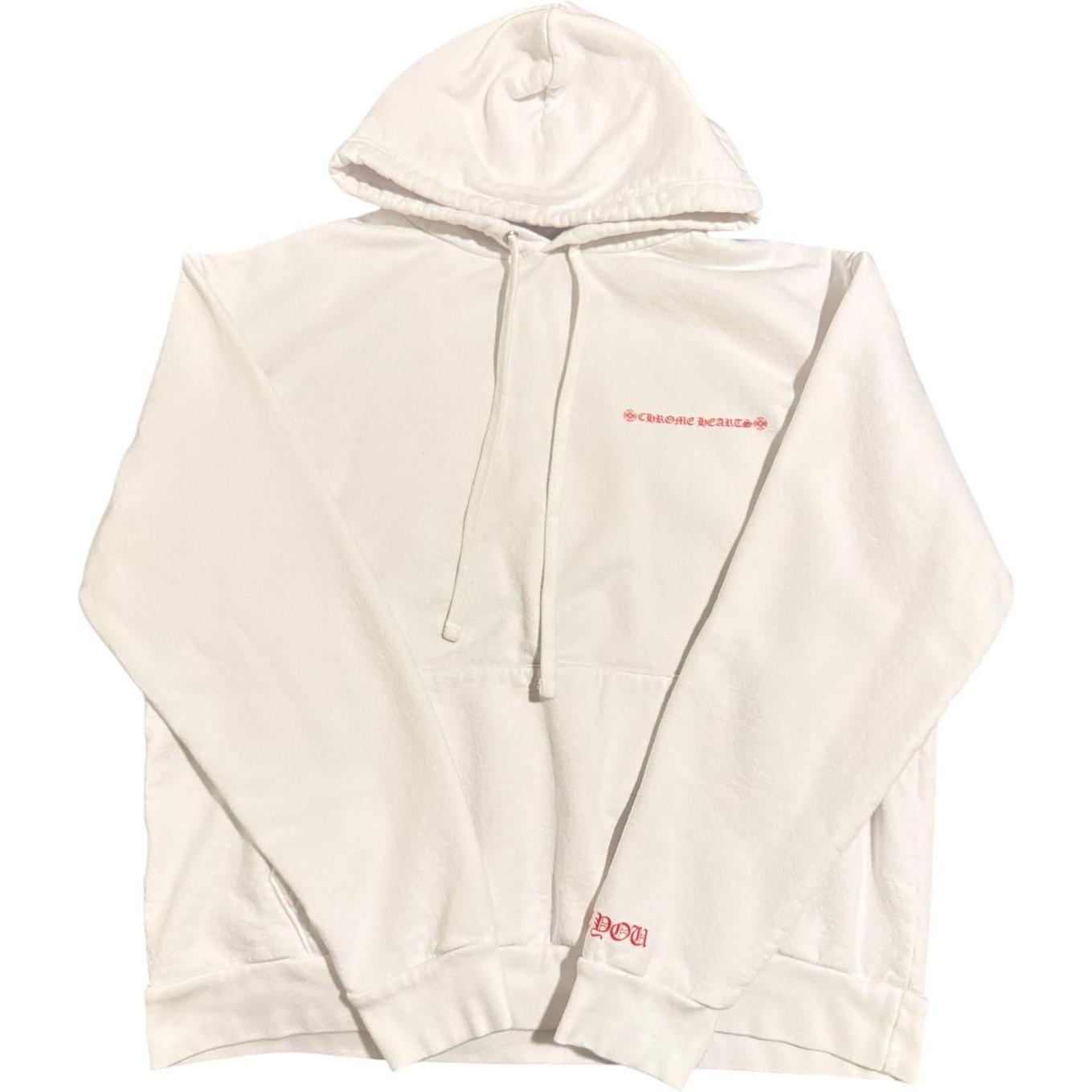 Chrome Hearts Laurie Lynn Stark "Love You" Portrait Red Letter Hoodie - Like New