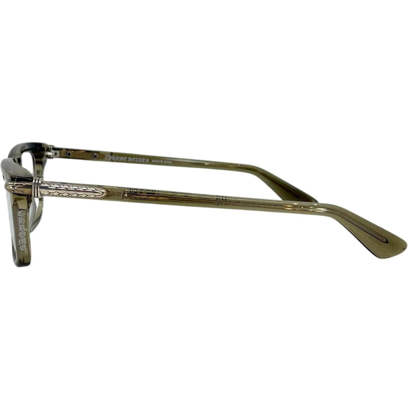 Chrome Hearts Little Dinger Army Green/Silver Glasses
