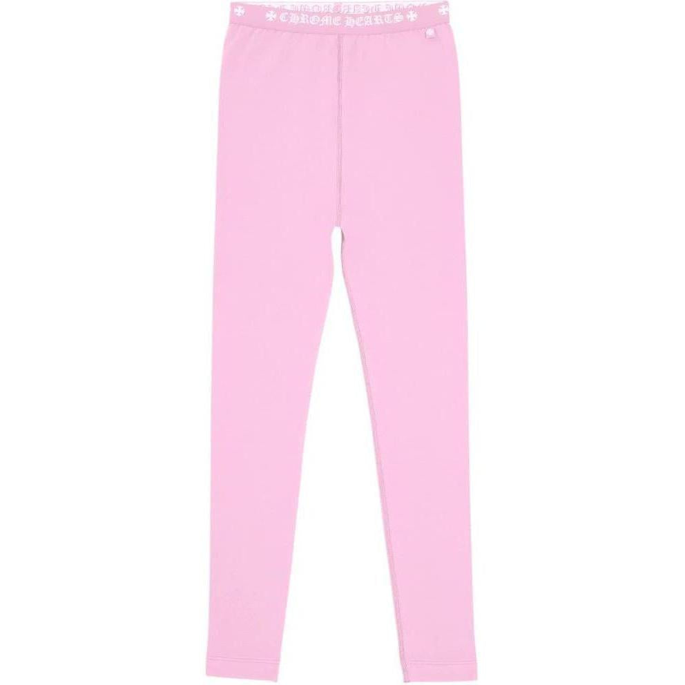 Chrome Hearts Logo Leggings Baby Pink