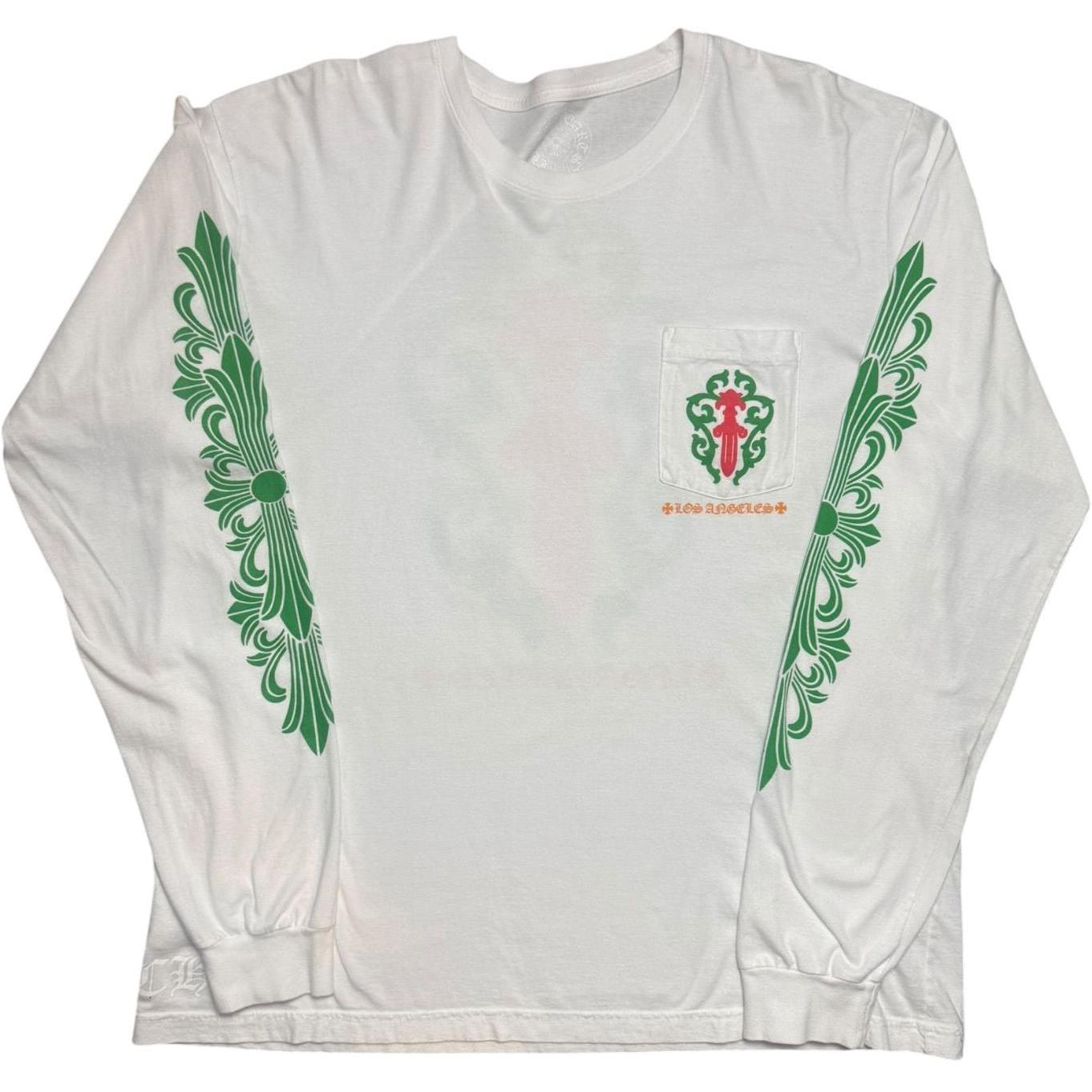 Chrome Hearts Los Angeles Exclusive Christmas L/S T-shirt White - Like New