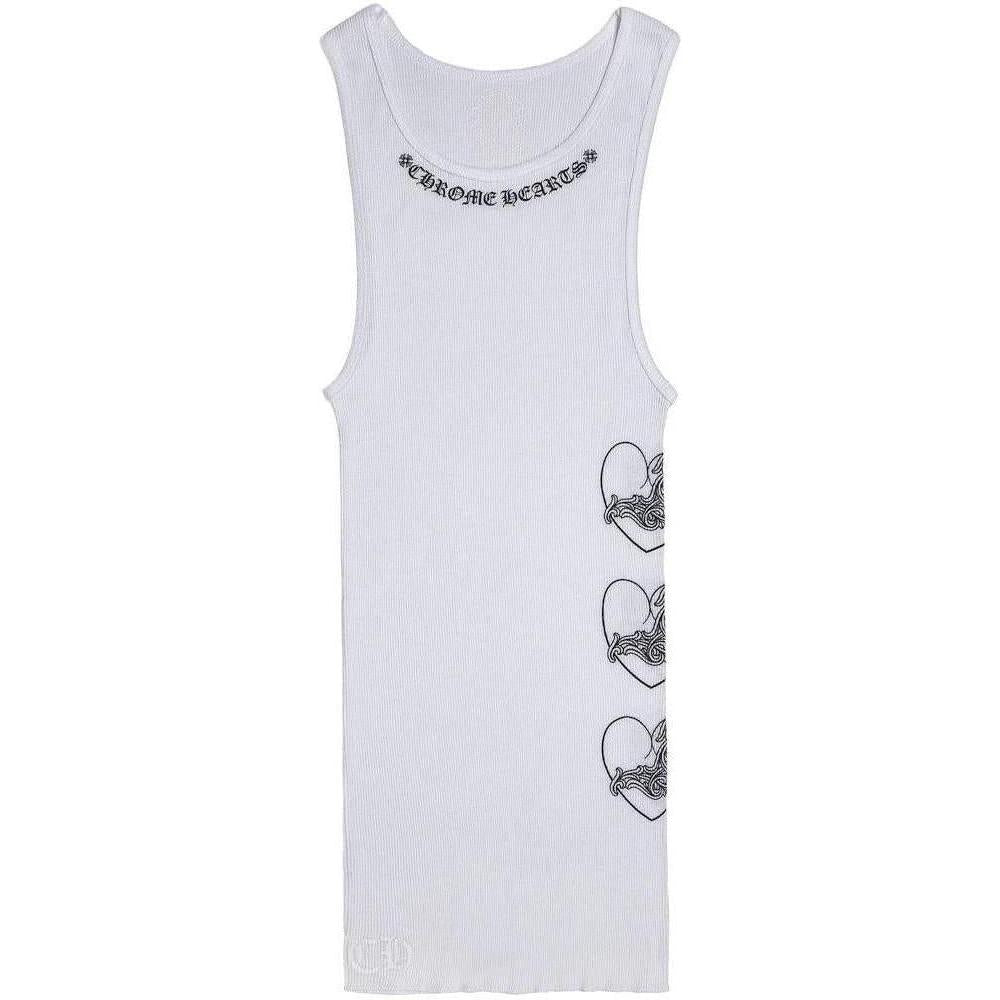 Chrome Hearts Love You Rib Tank White/Black