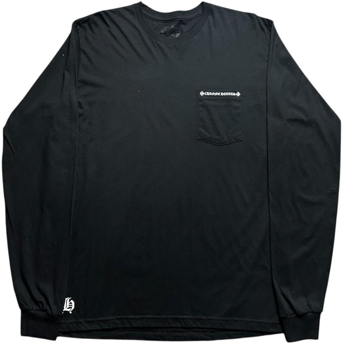 Chrome Hearts Made In Hollywood Vintage Long Sleeve Pocket T-Shirt