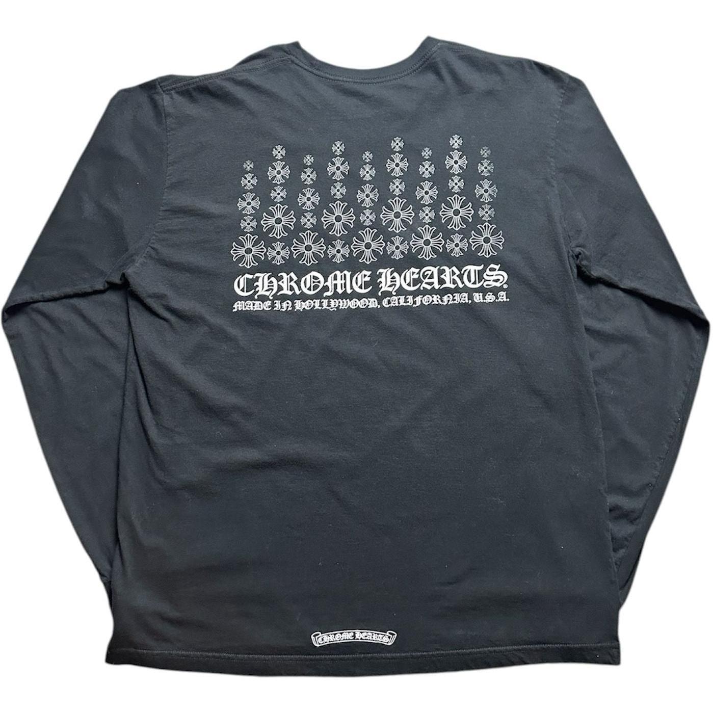 Chrome Hearts Made In Hollywood Vintage Long Sleeve Pocket T-Shirt
