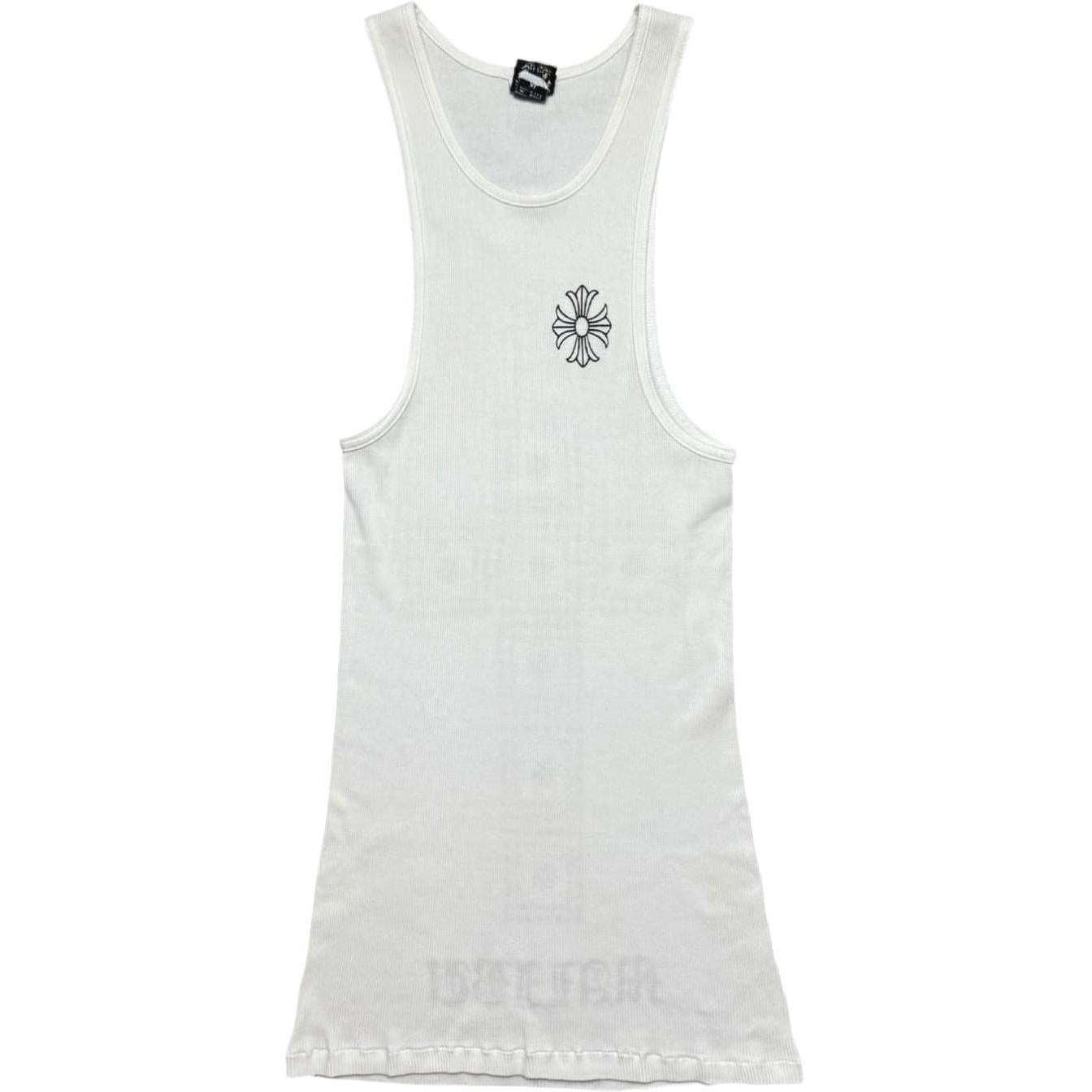 Chrome Hearts Malibu Exclusive Cross Tank Top White