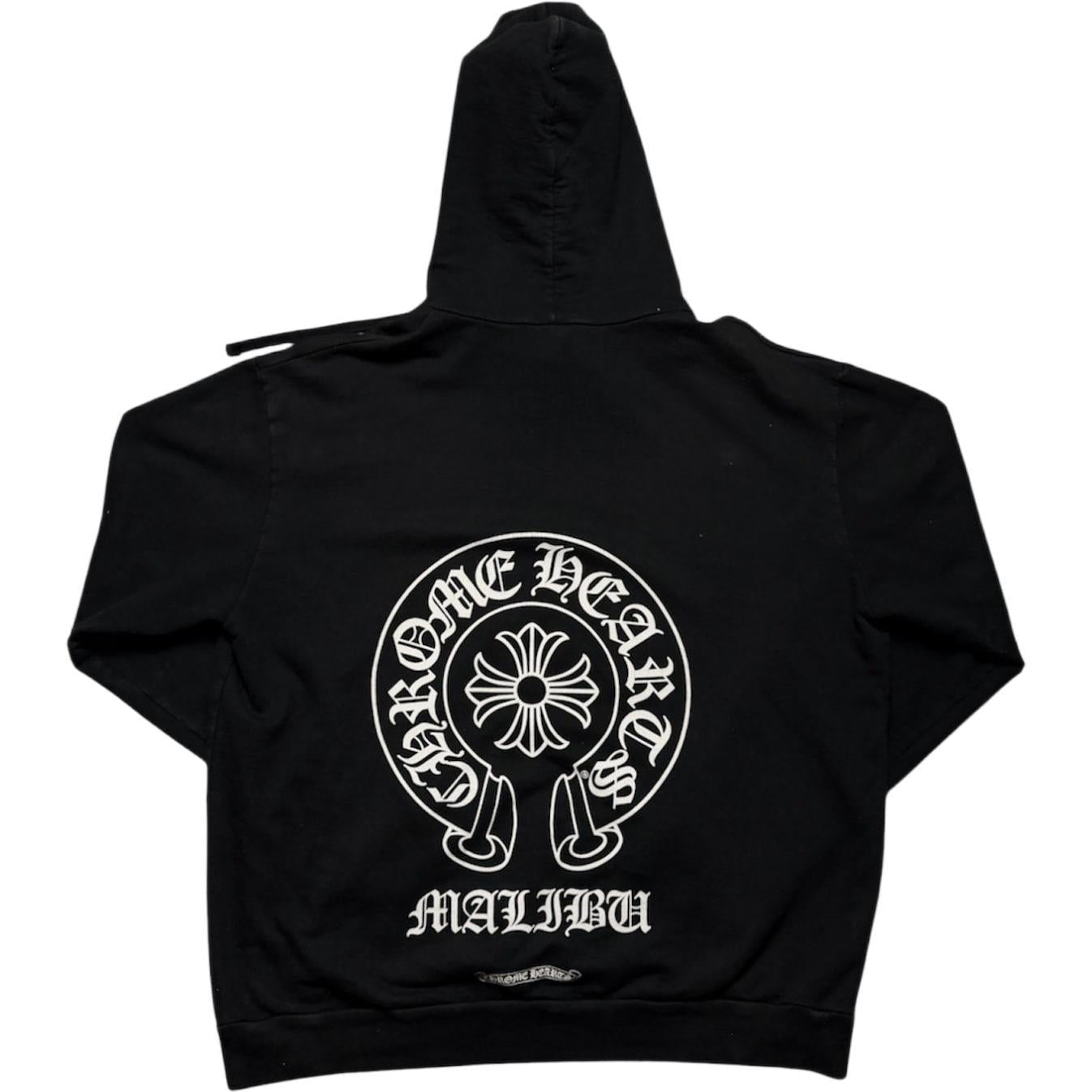 Chrome Hearts Malibu Exclusive Horseshoe Hoodie Black