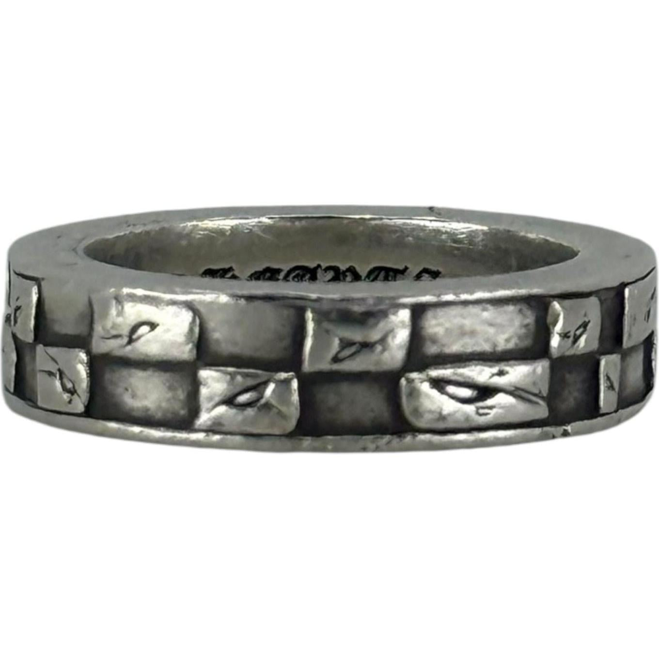 Chrome Hearts Matty Boy 99 Eyes Silver Spacer Ring - US Size 9