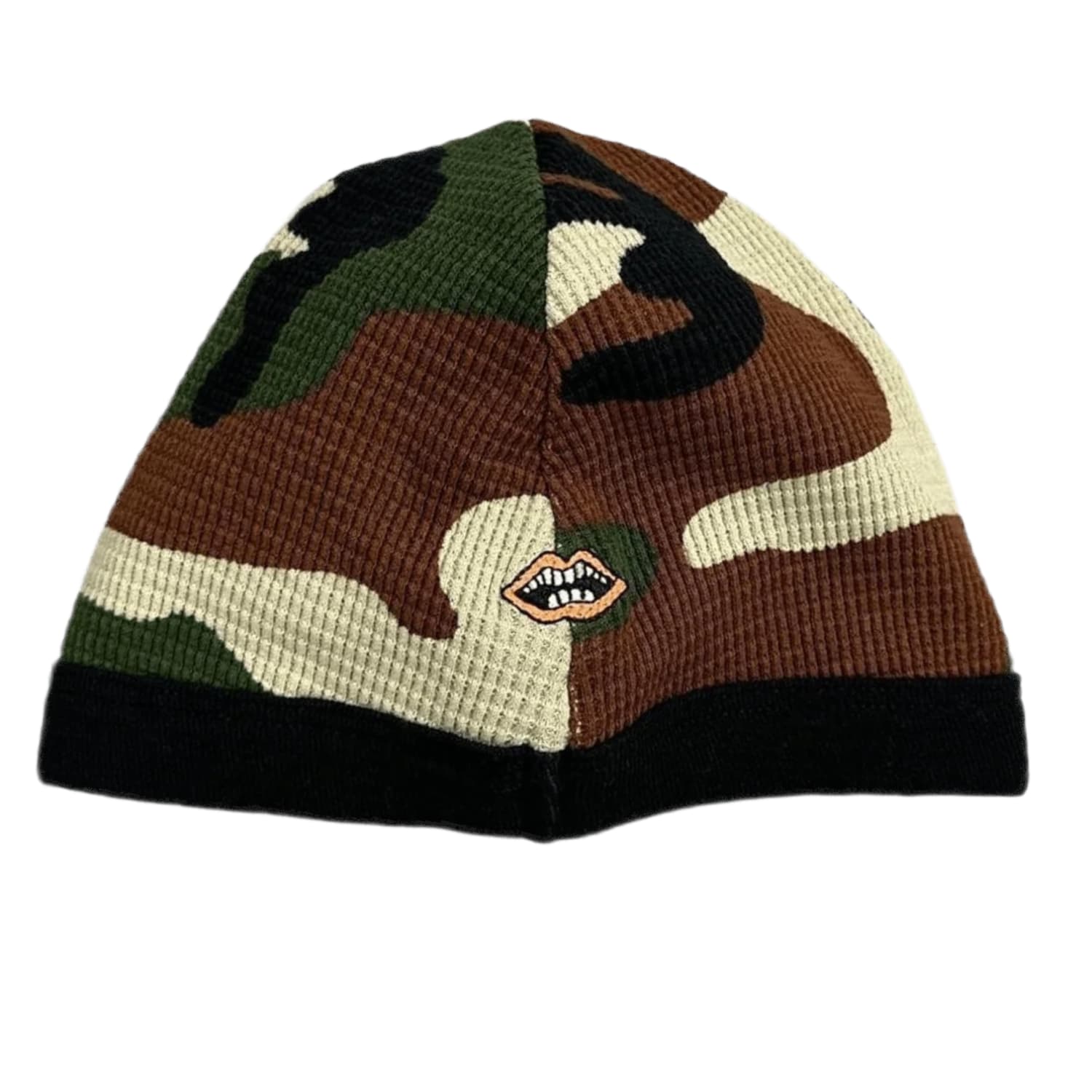 Chrome Hearts Matty Boy Dagger Lips Skull Cap Thermal Beanie Camo