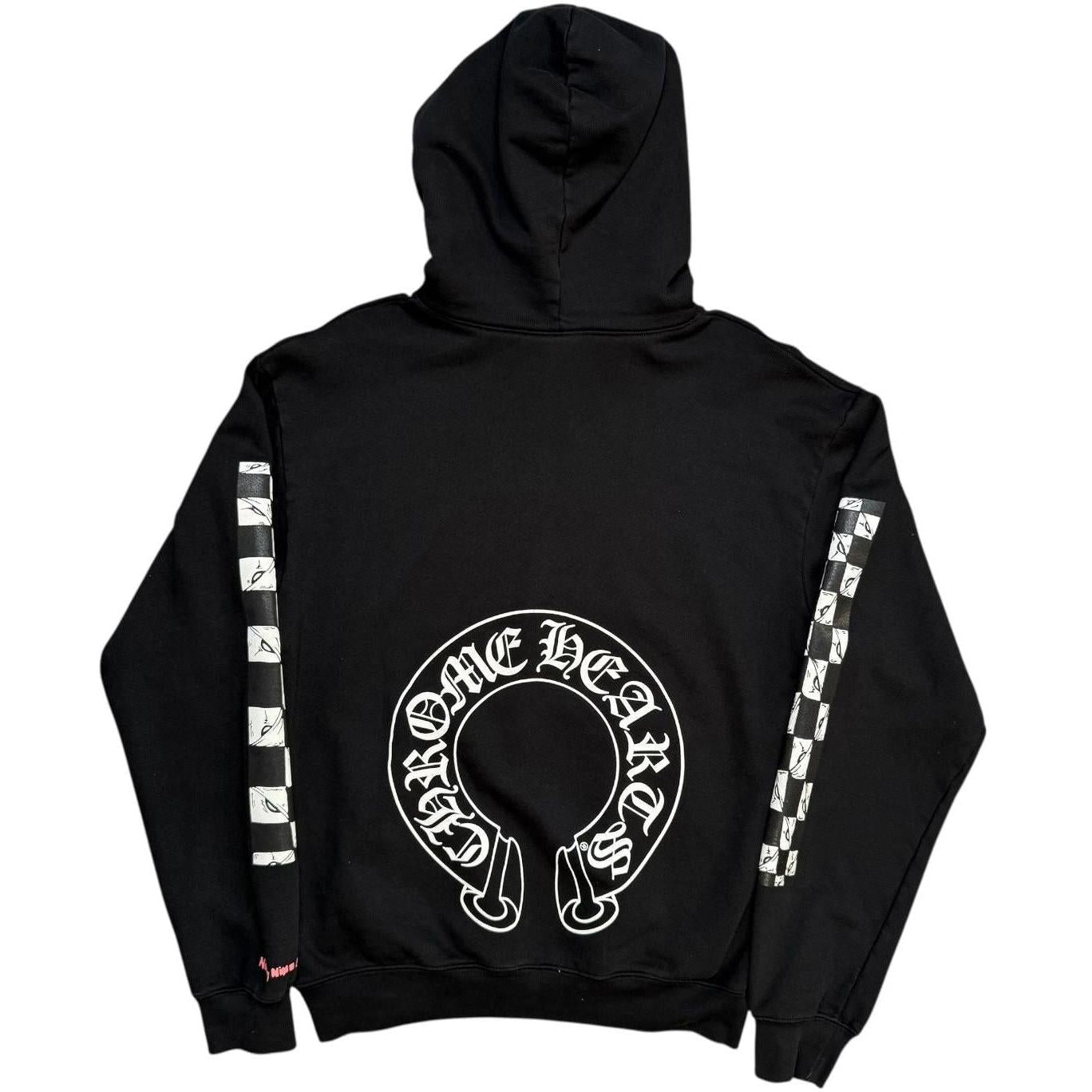 Chrome Hearts Matty Boy Double Hood Chomper Hoodie Black - Like New
