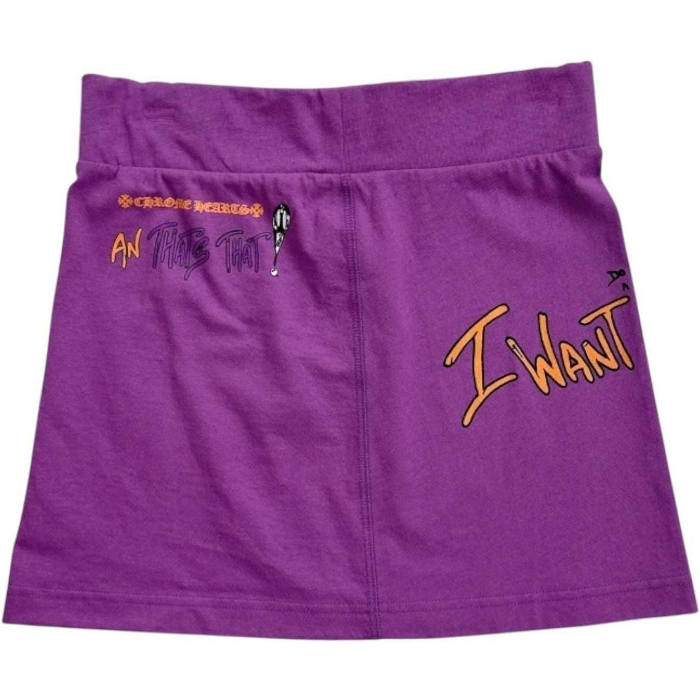 Chrome Hearts Matty Boy I Want More Not Less Skirt