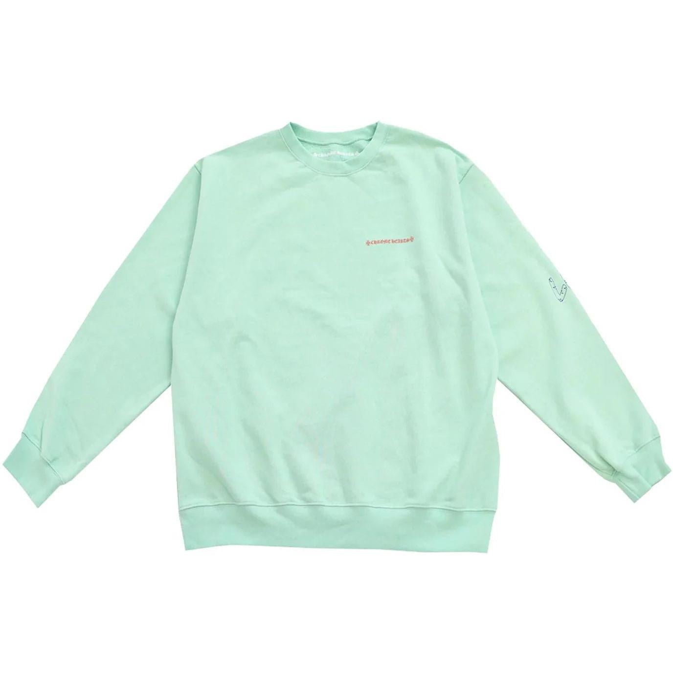 Chrome Hearts Matty Boy Lust Crewneck Sweatshirt Seafoam