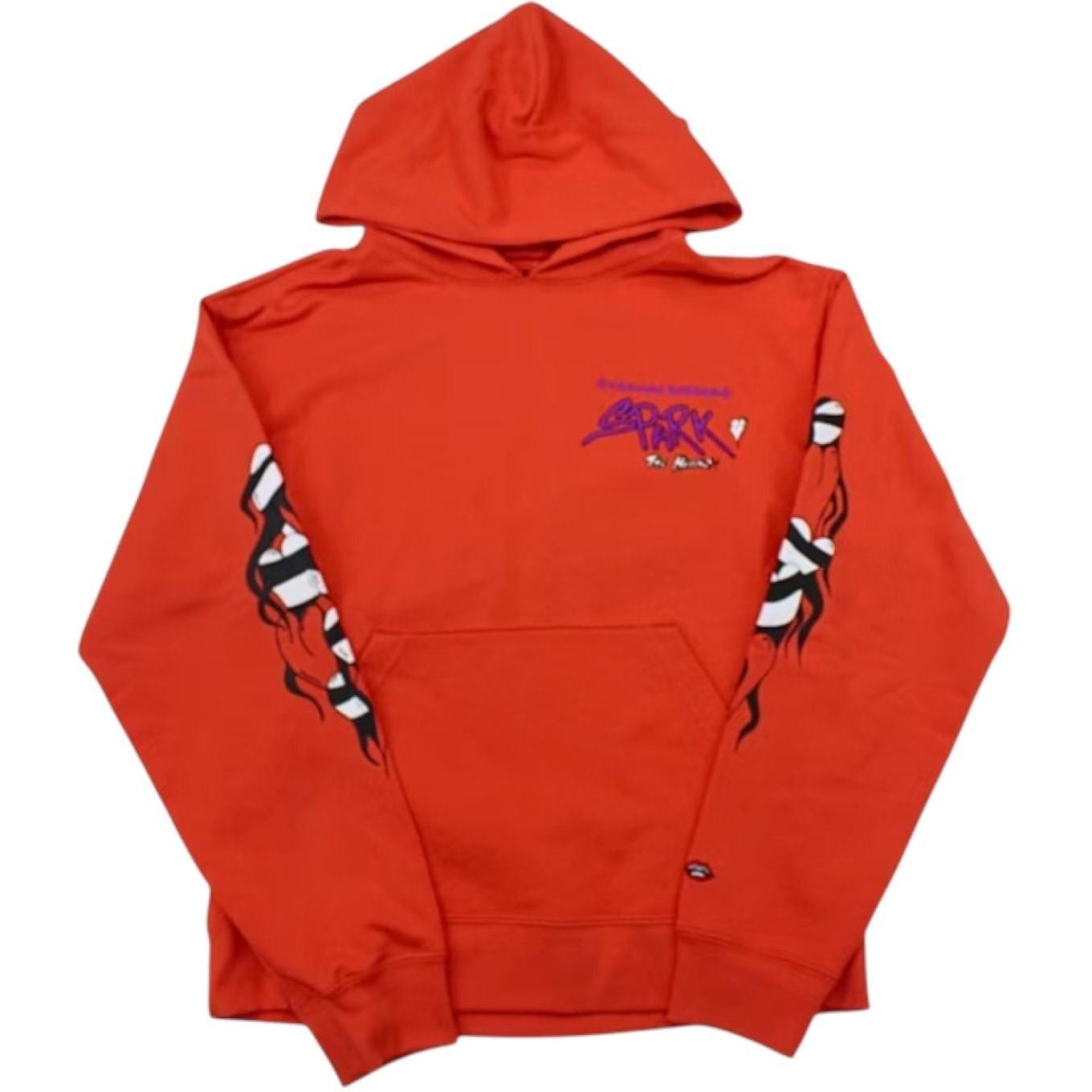 Chrome Hearts Matty Boy Sadistic Lipstick Hoodie Red