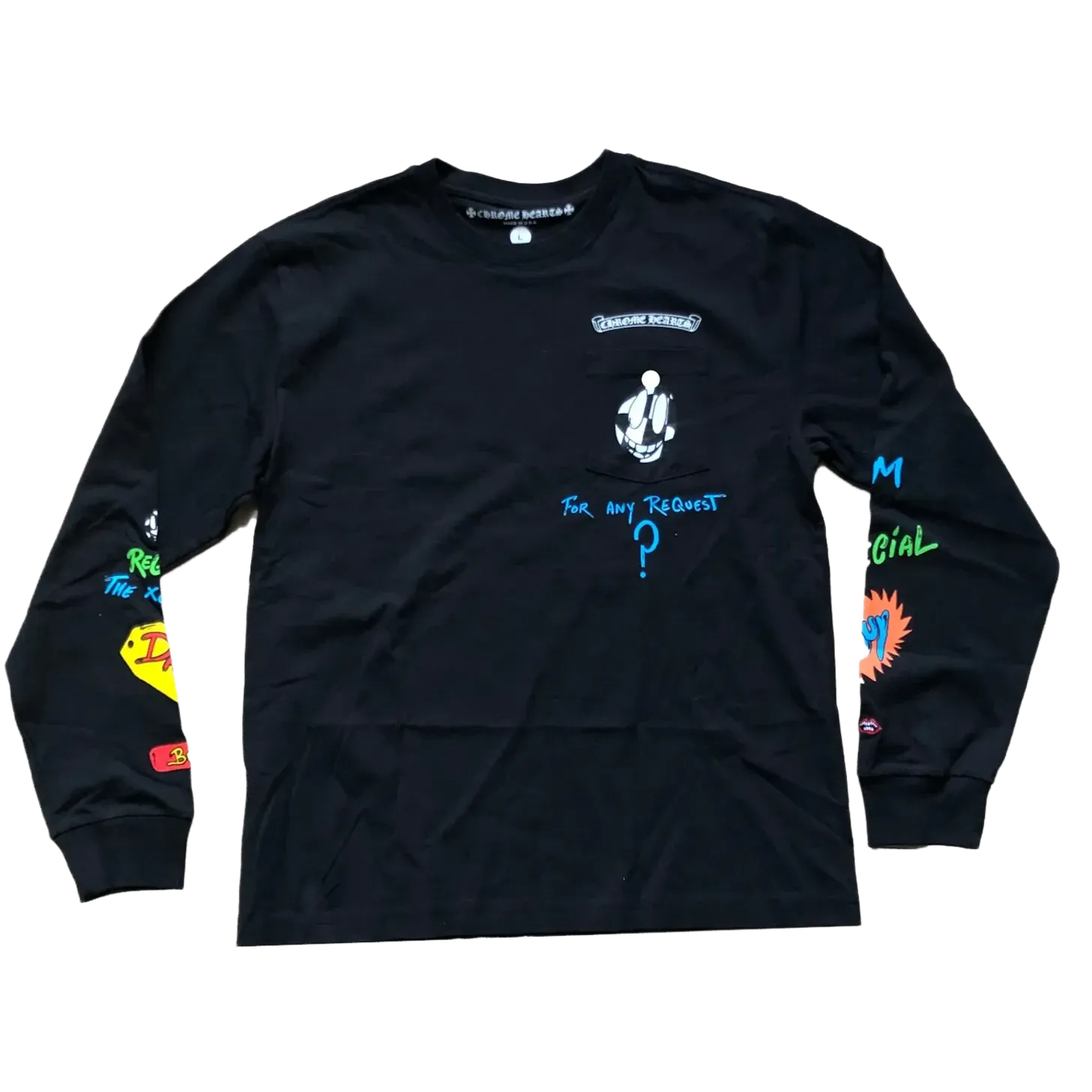 Chrome Hearts Matty Boy Sex Records Link L/S T-shirt Black