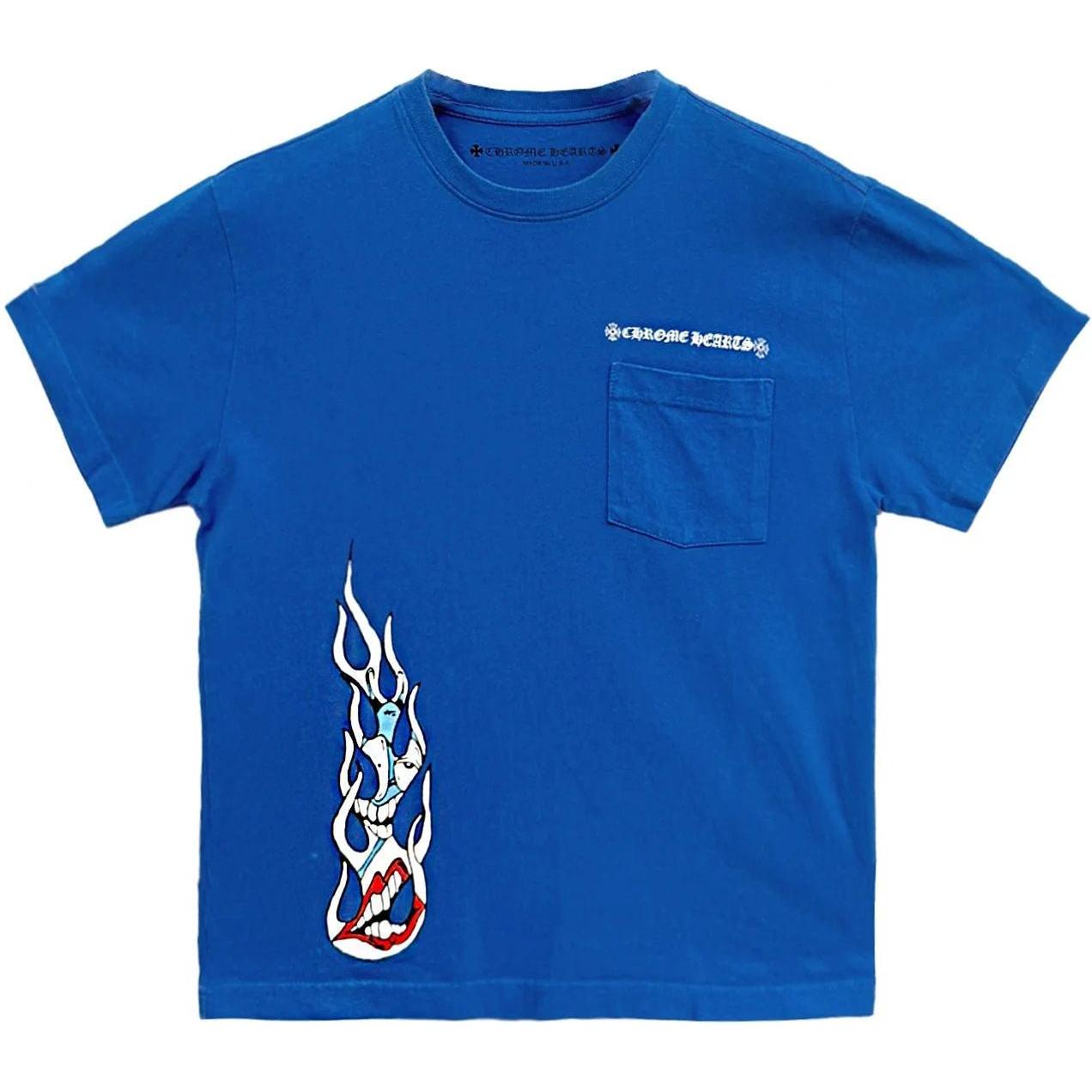 Chrome Hearts Matty Boy Space T-Shirt Blue