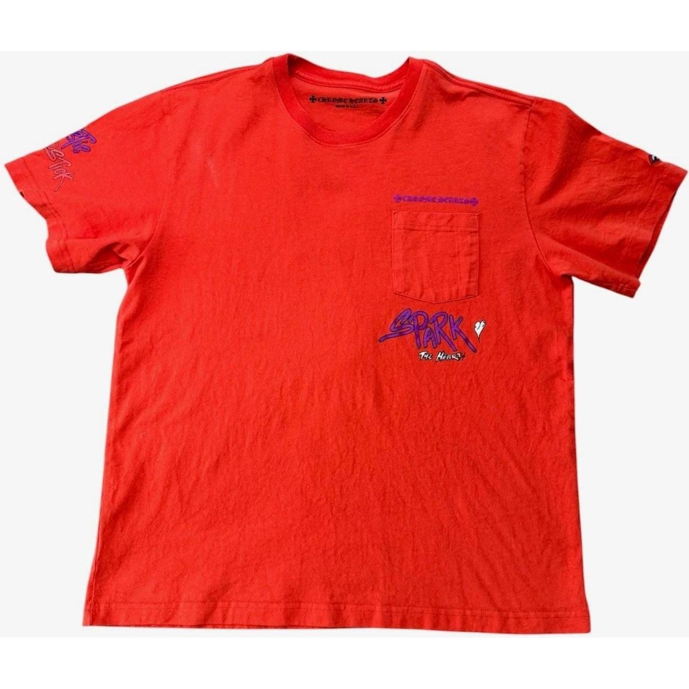 Chrome Hearts Matty Boy Spark T-Shirt Orange