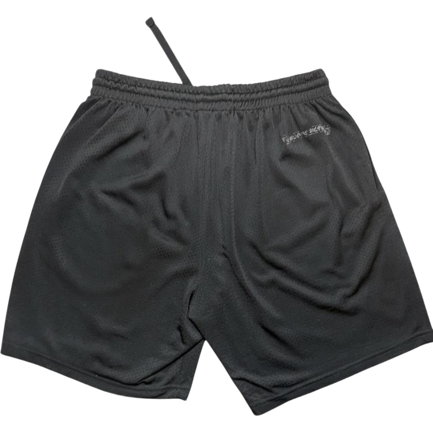 Chrome Hearts Mesh Varsity Shorts Black - Like New