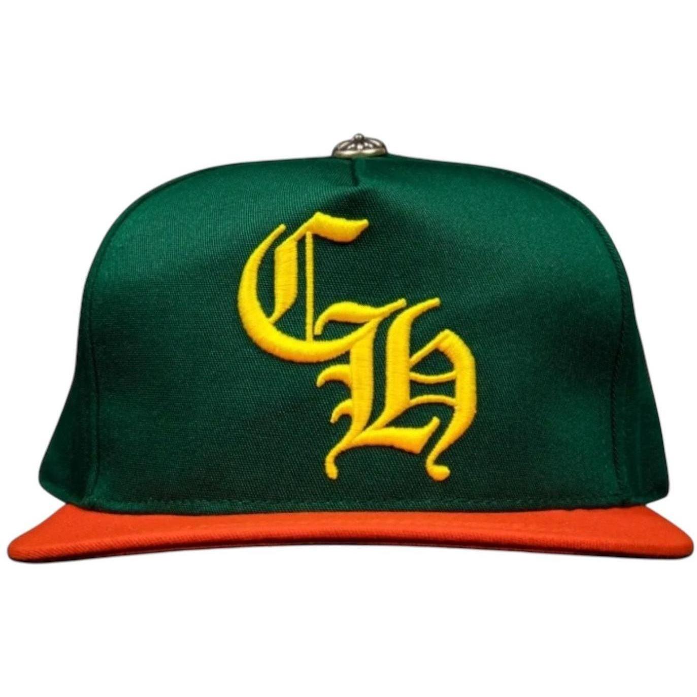 Chrome Hearts Miami Art Basel Exclusive Baseball Hat Green/Orange/Gold