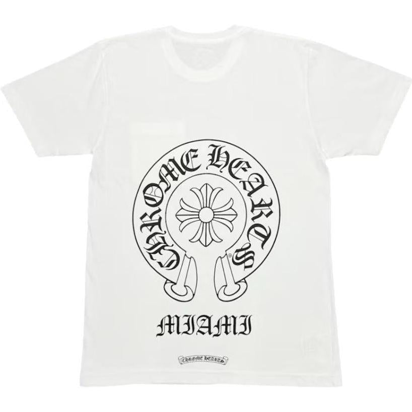 Chrome Hearts Miami Exclusive Horseshoe T-Shirt White