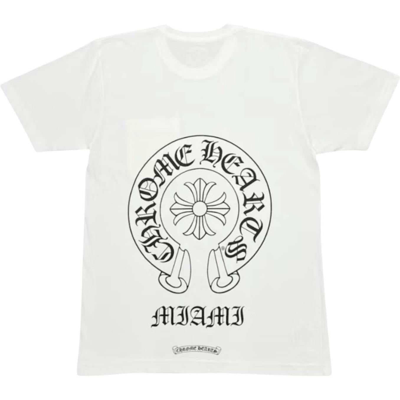 Chrome Hearts Miami Exclusive Horseshoe T-Shirt White