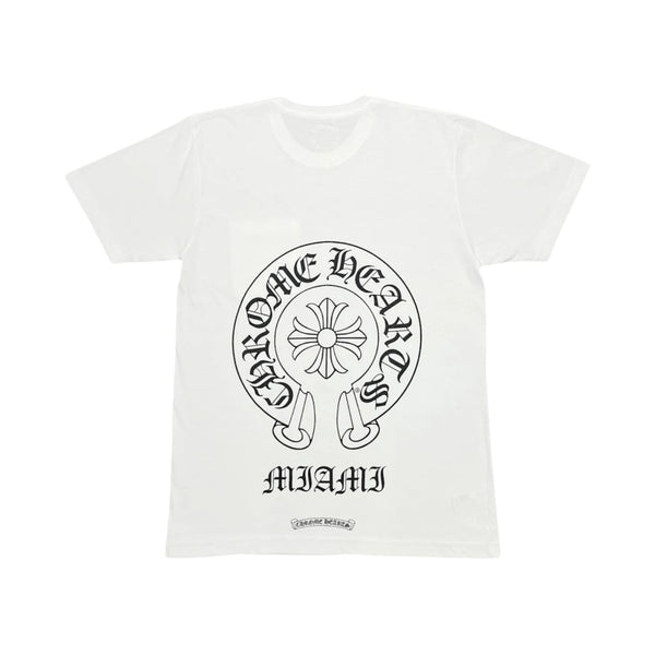 Chrome Hearts Miami Exclusive Horseshoe T-shirt White