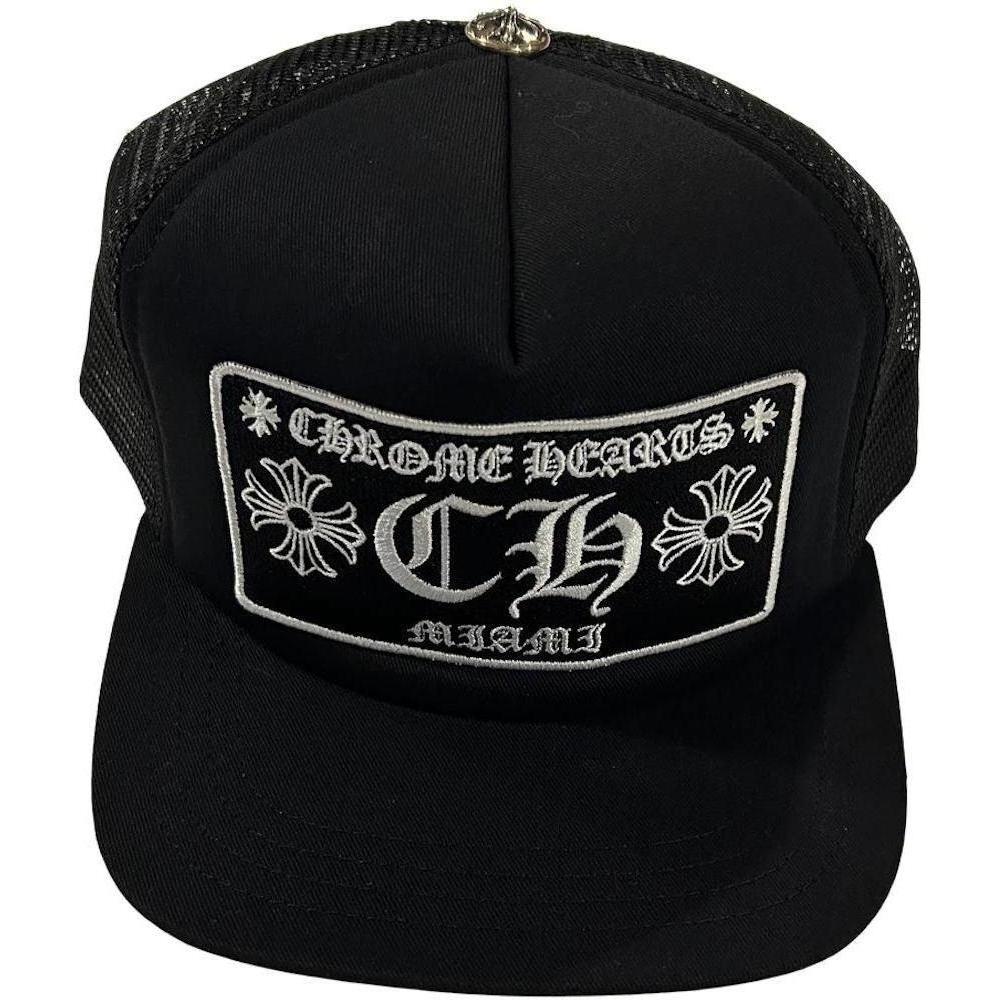 Chrome Hearts Miami Exclusive Trucker Hat Black
