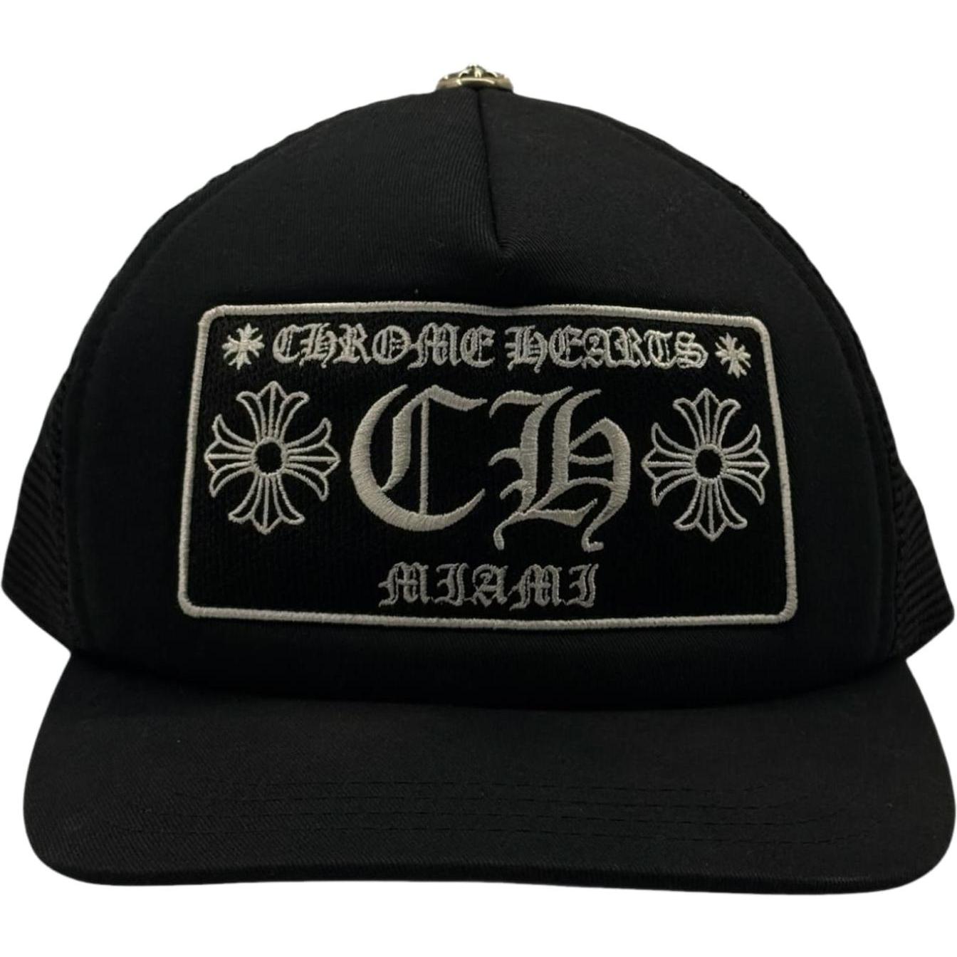 Chrome Hearts Miami Exclusive Trucker Hat Black