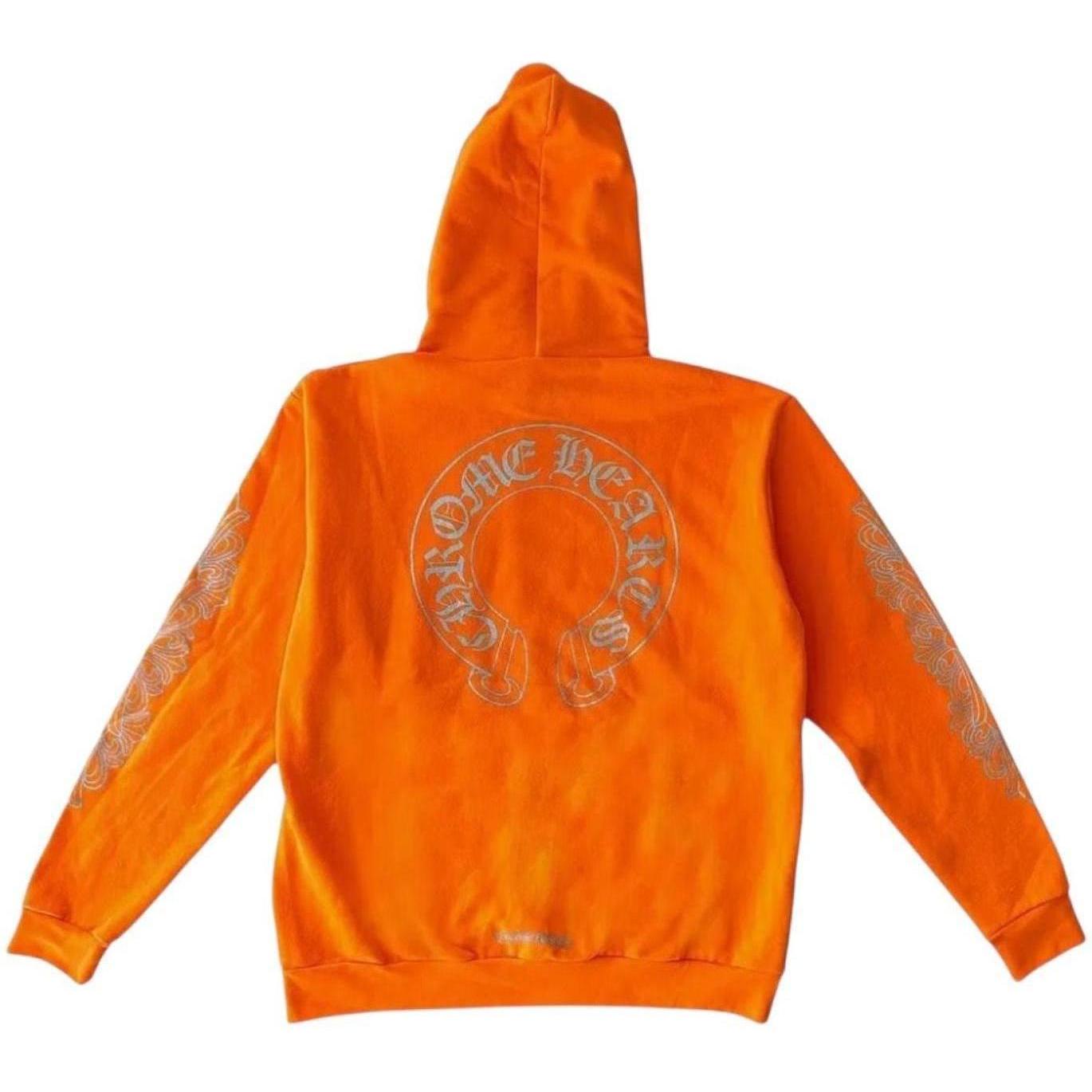 Chrome Hearts Miami Ultra Exclusive Horseshoe Hoodie Orange