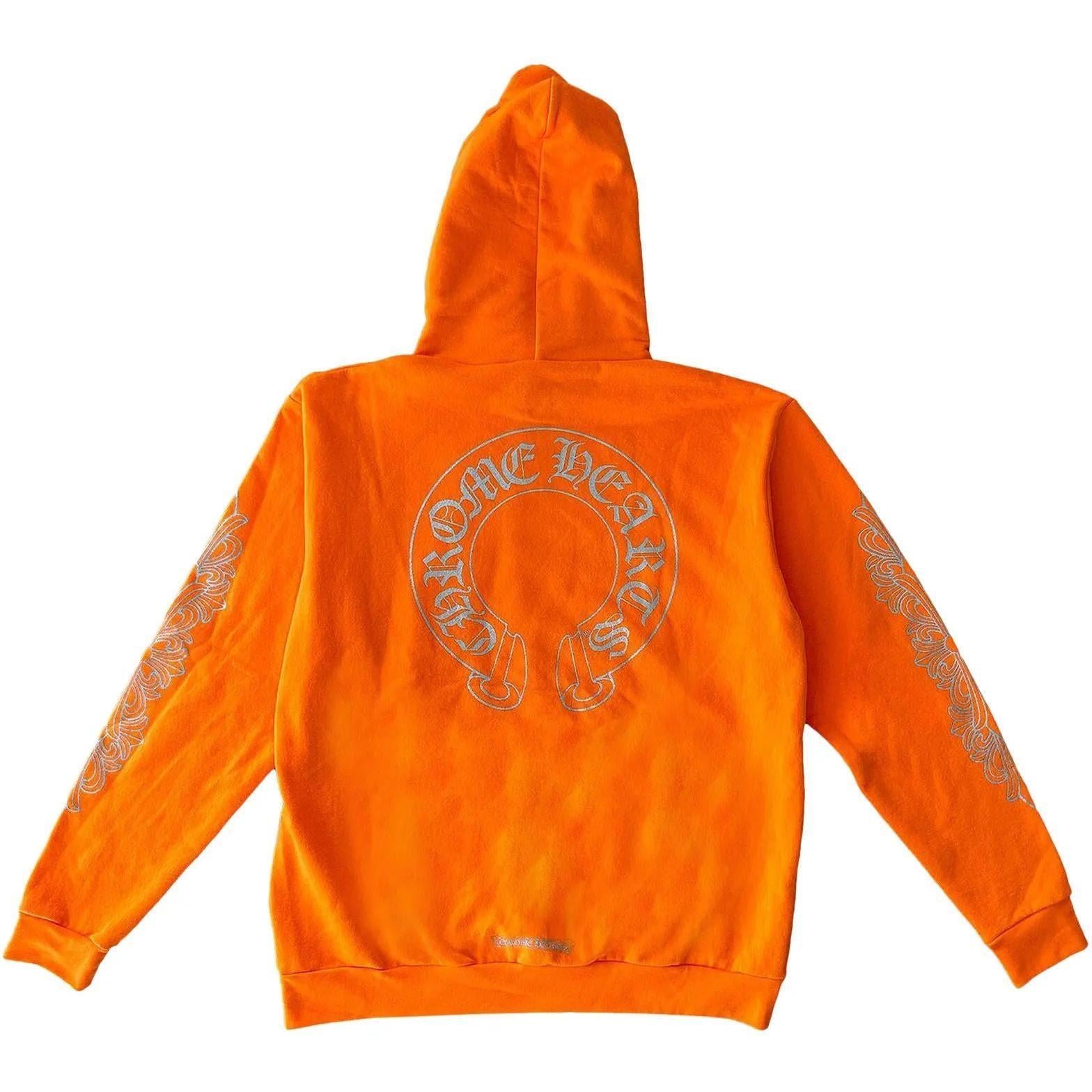 Chrome Hearts Miami Ultra Exclusive Horseshoe Hoodie Orange