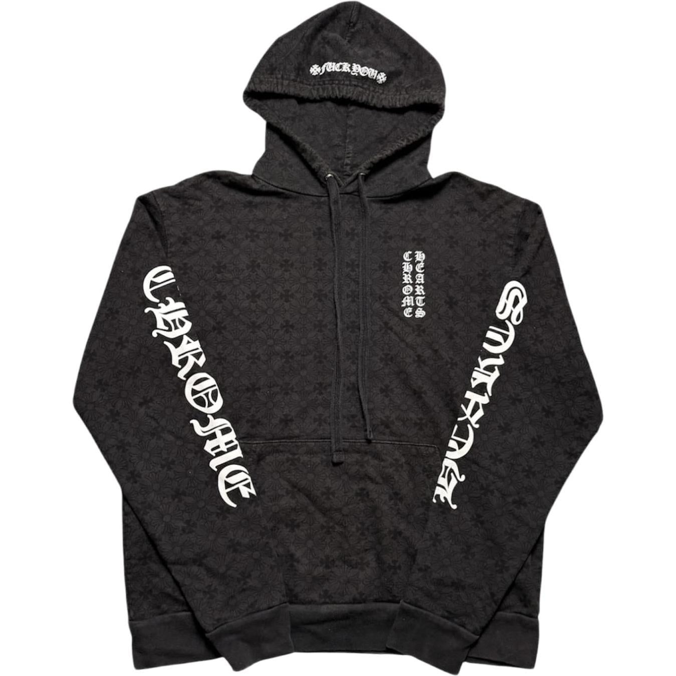 Chrome Hearts Monogram Horseshoe Script Hoodie