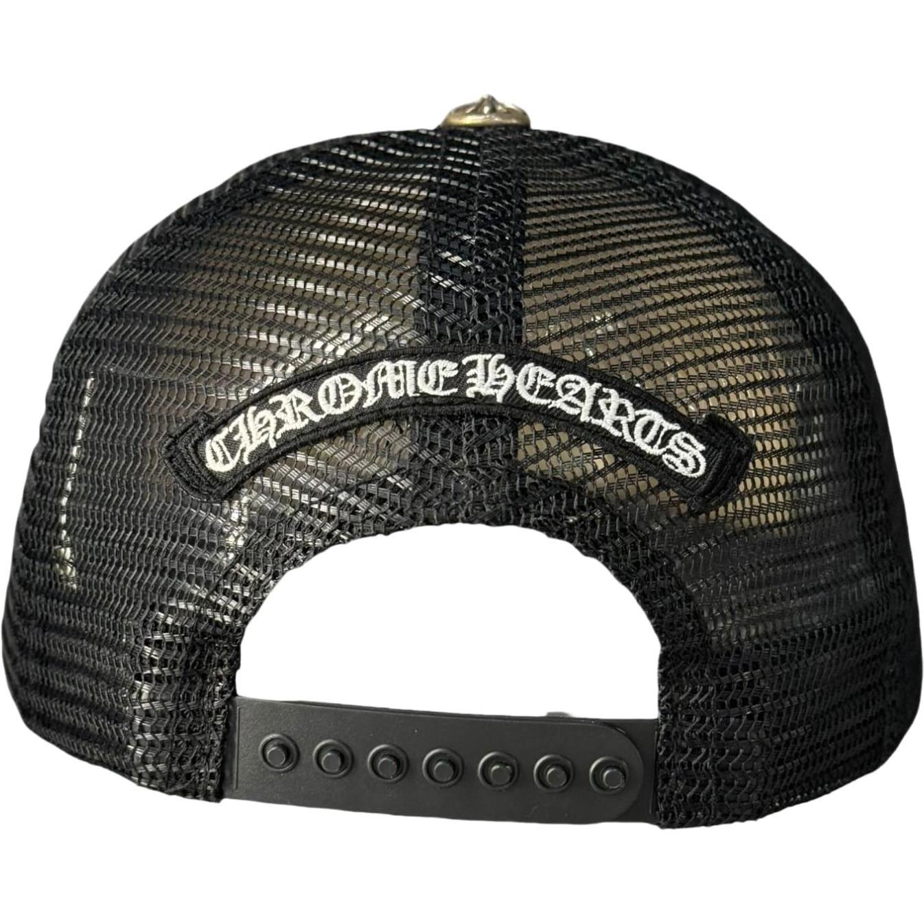Chrome Hearts Multi Color Crosses Trucker Hat Black/White