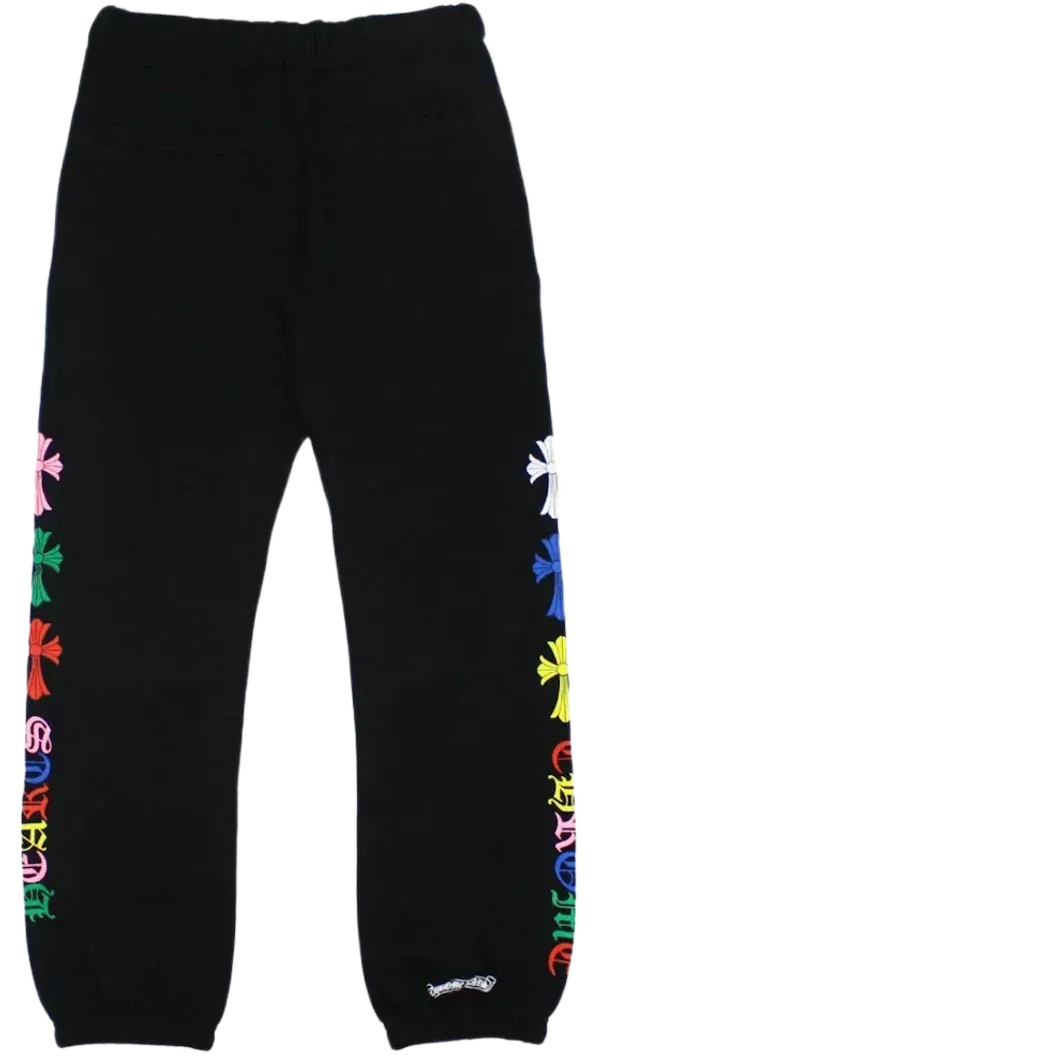 Chrome Hearts Multicolor Cross Sweatpants Black