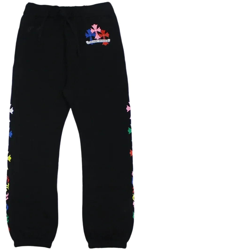 Chrome Hearts Multicolor Cross Sweatpants Black