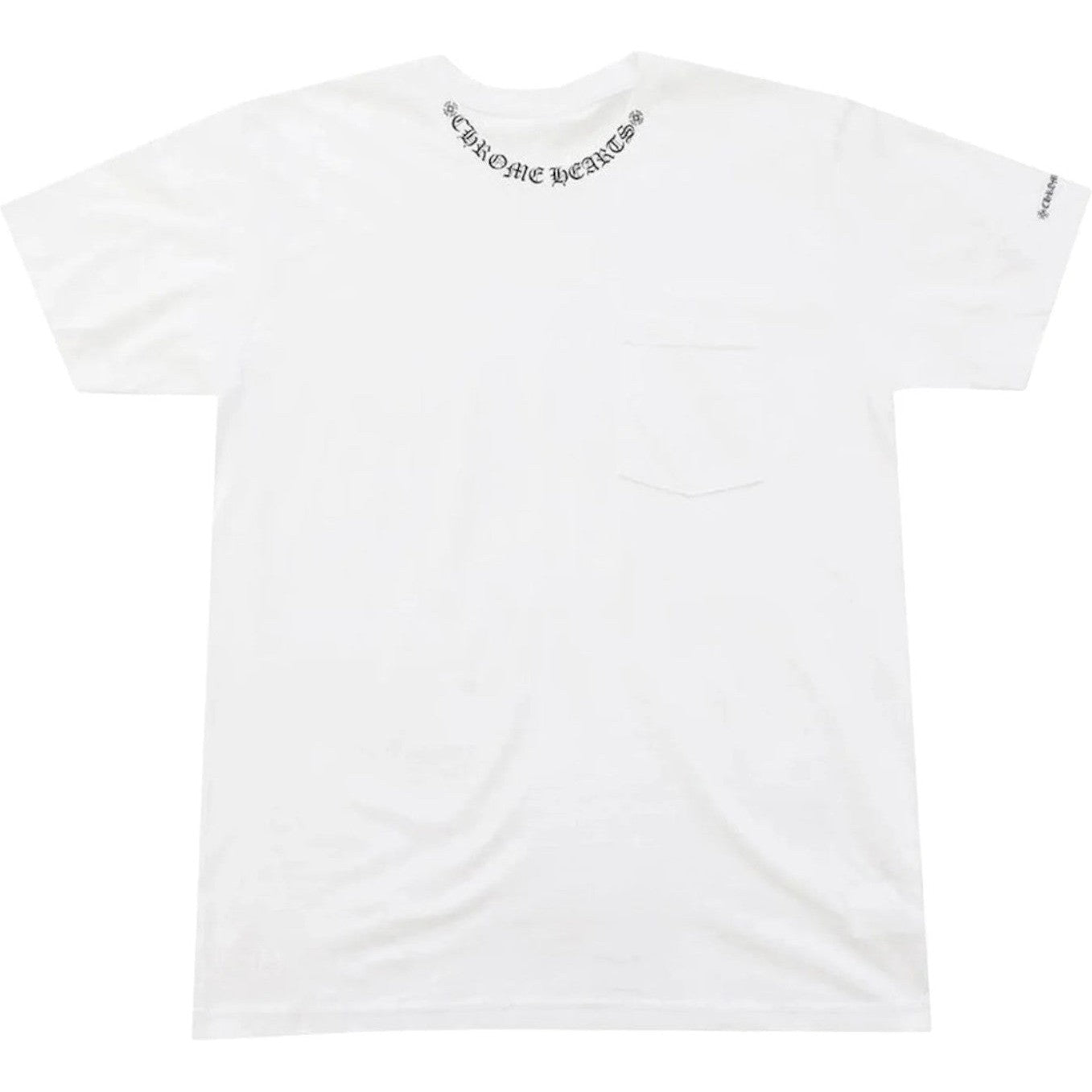 Chrome Hearts Neck Letters Logo T-shirt White