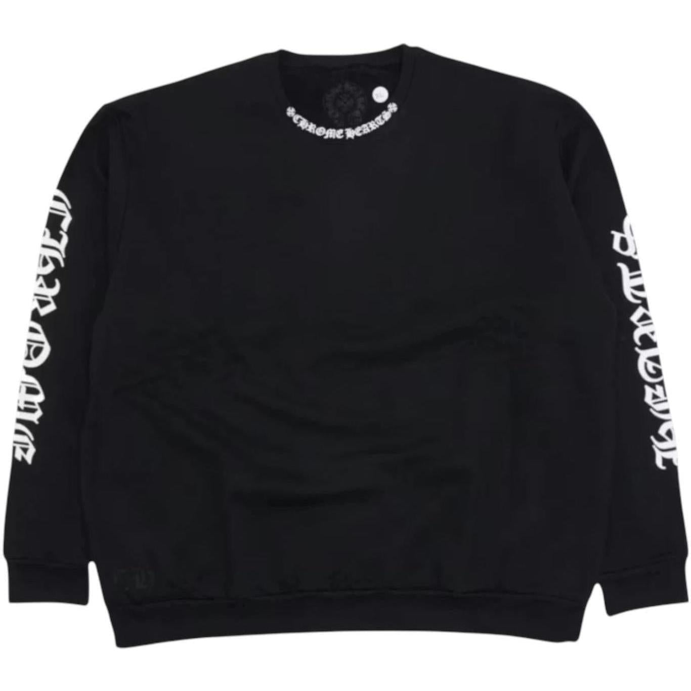 Chrome Hearts Neck Logo L/S Sweatshirt Black