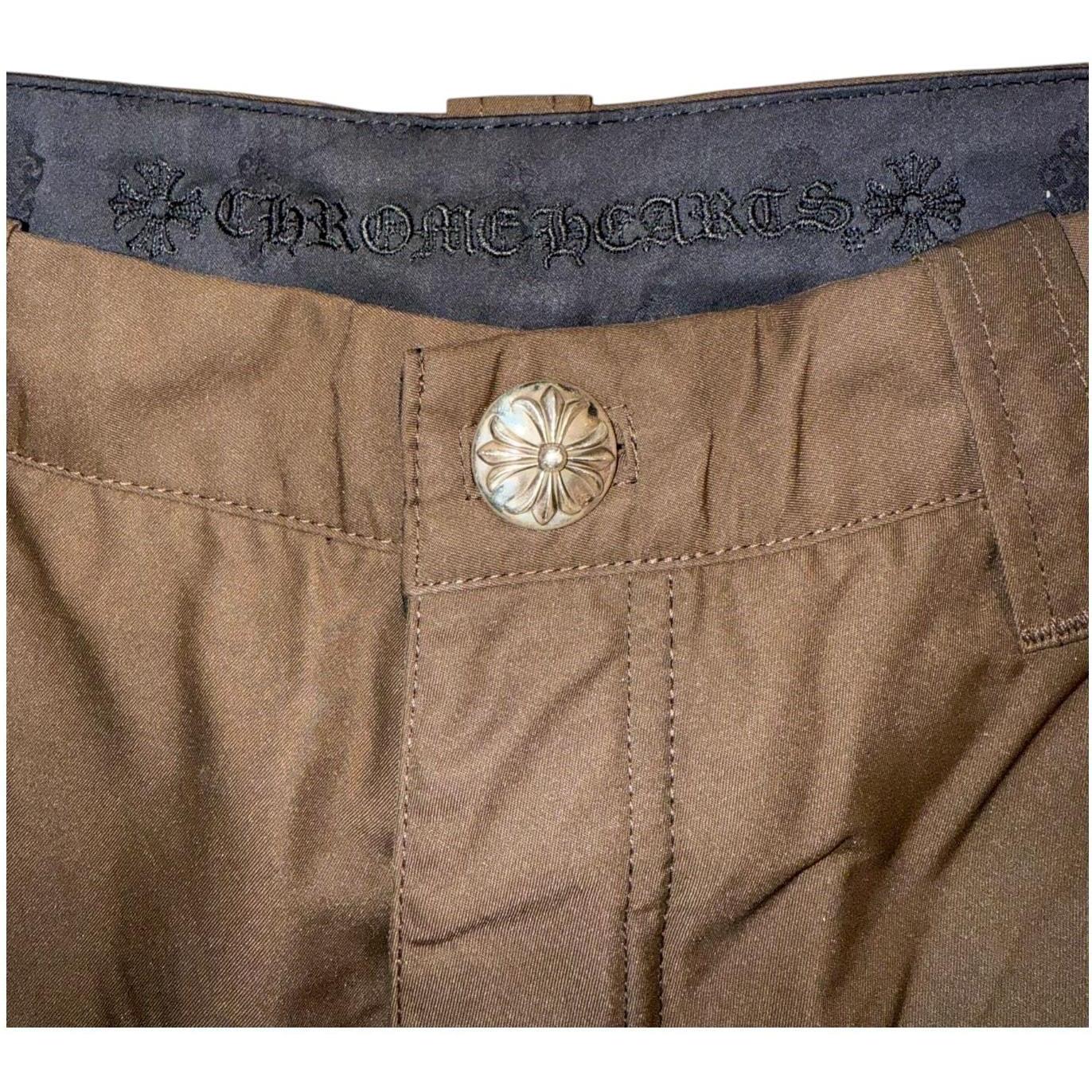 Chrome Hearts Nylon Double Knee Carpenter Cross Patch Pants