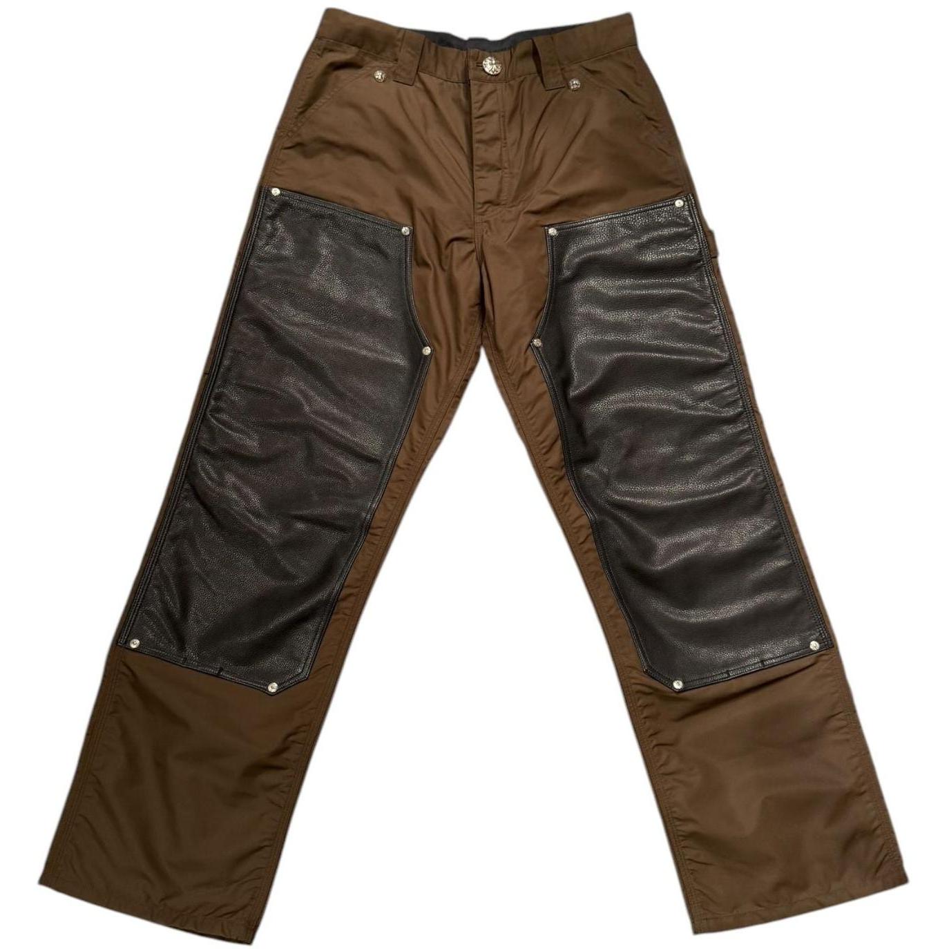 Chrome Hearts Nylon Double Knee Carpenter Cross Patch Pants