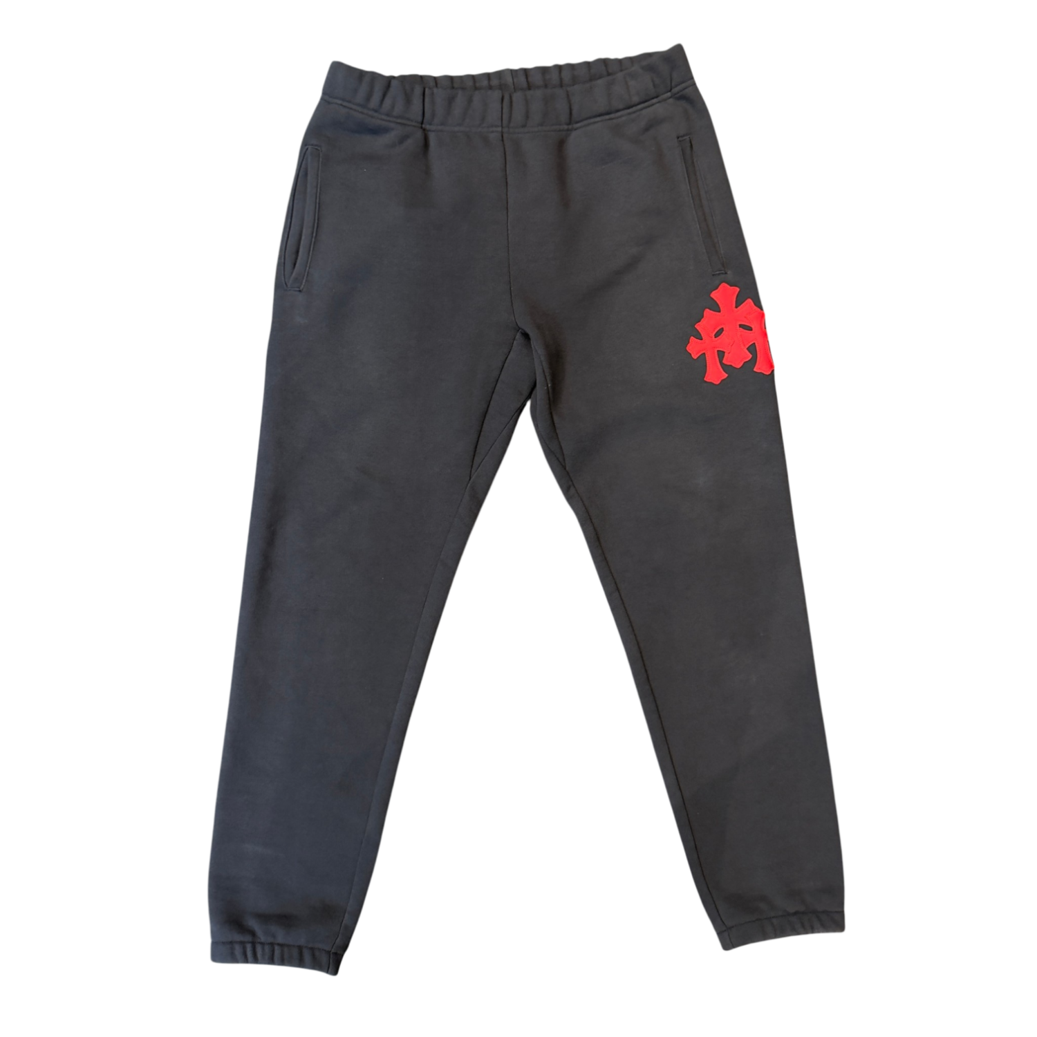 Chrome Hearts Paper Jam Sweatpants Navy Red