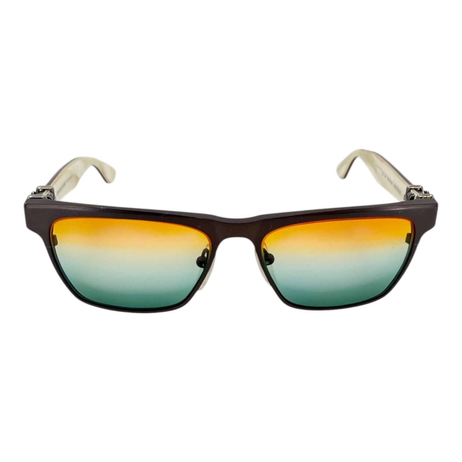 Chrome Hearts Petcock Bone Brown Sunglasses