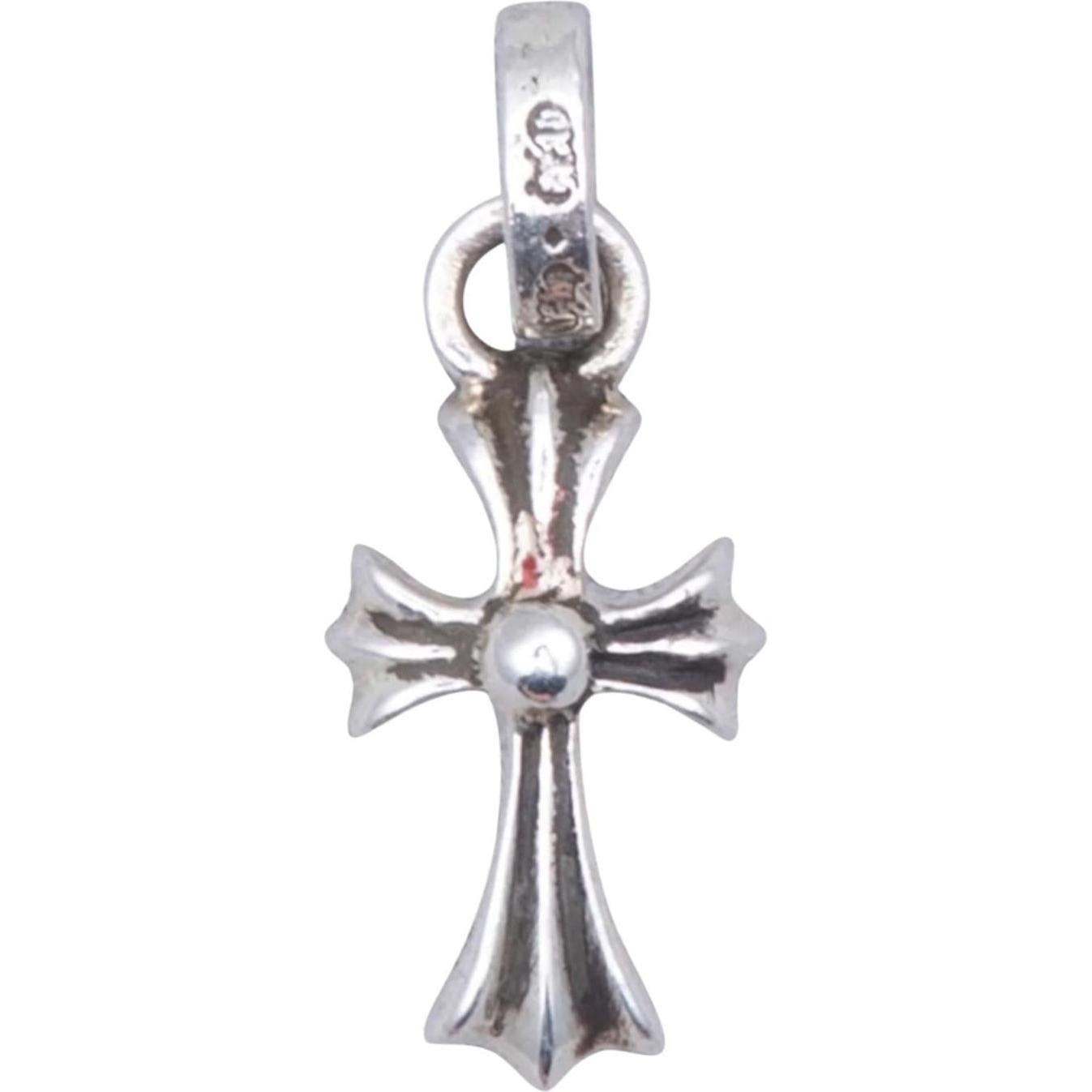 Chrome Hearts Pink Sapphire Pavé Baby Fat Charm Pendant