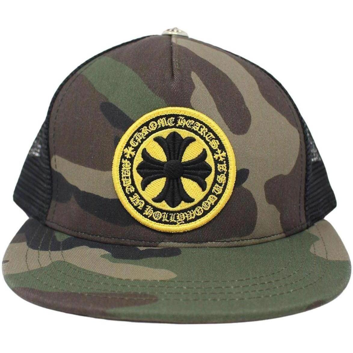 Chrome Hearts Plus Cross Seal Stamp Trucker Hat Camo