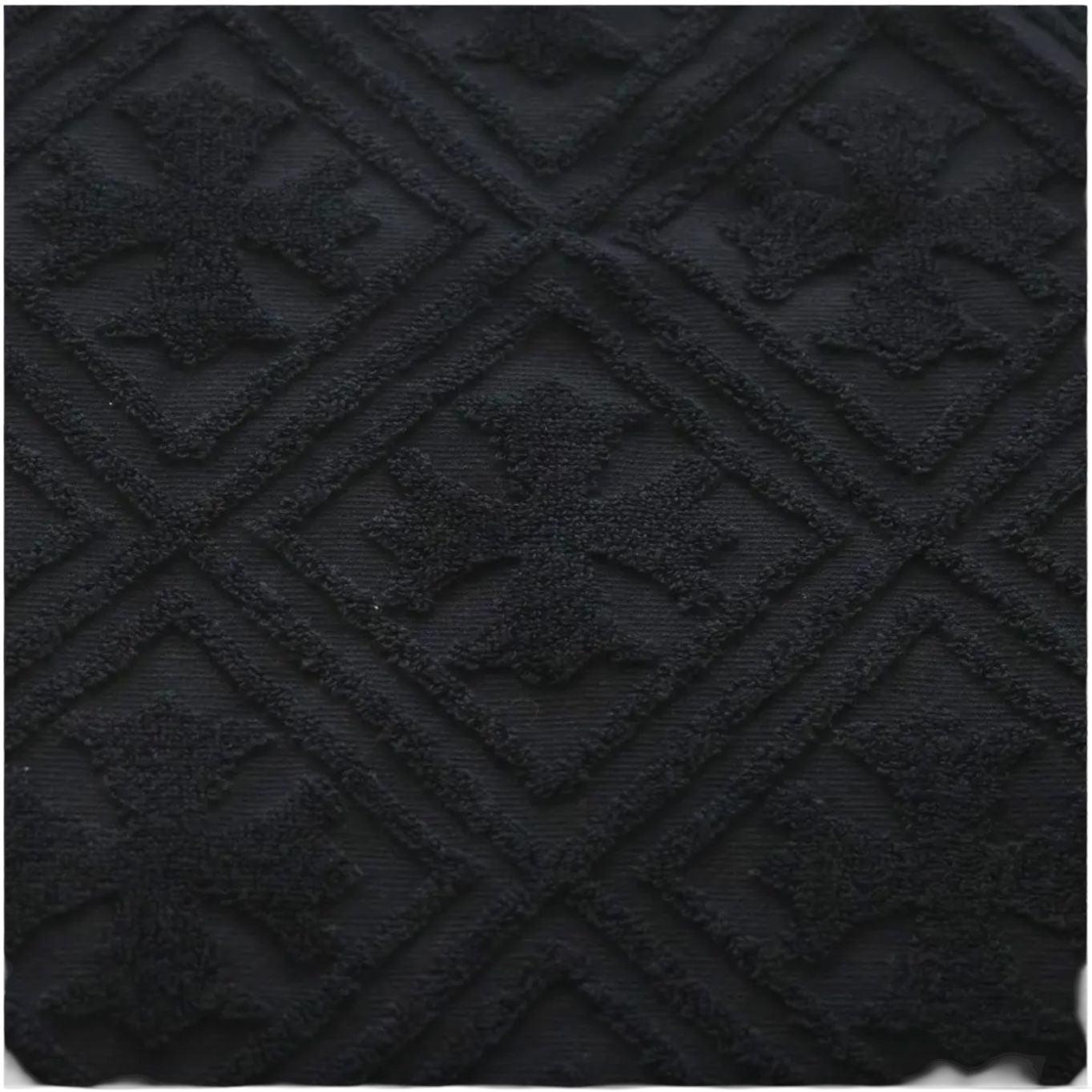 Chrome Hearts Plus Jacquard Bath Towel Black