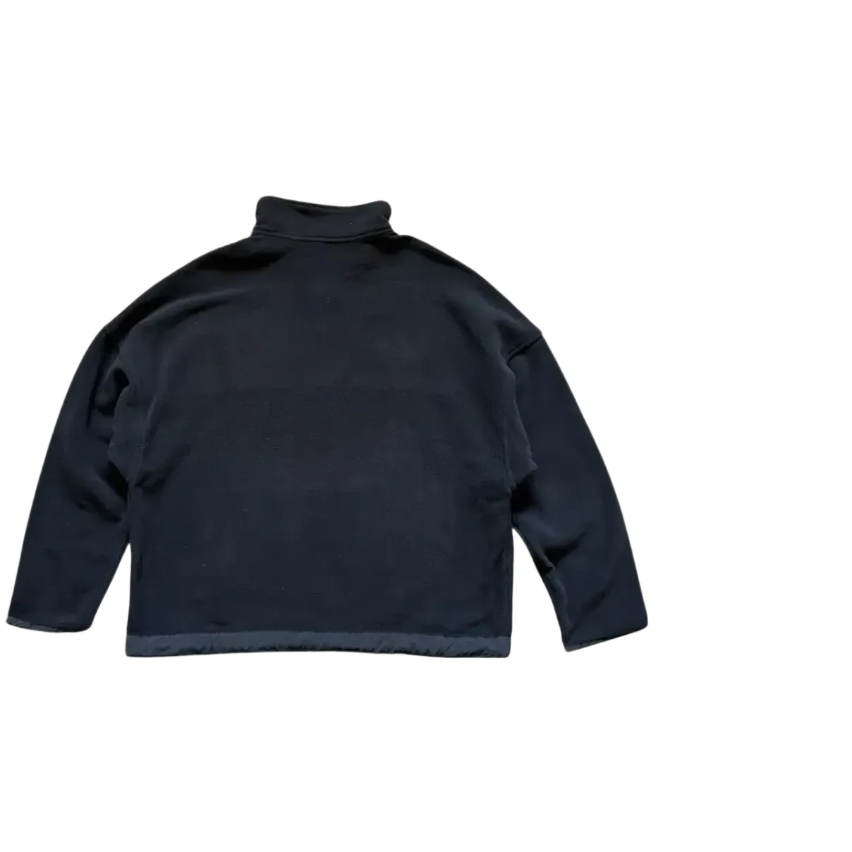 Chrome Hearts Plus Leather Patch Fleece Quarter Zip