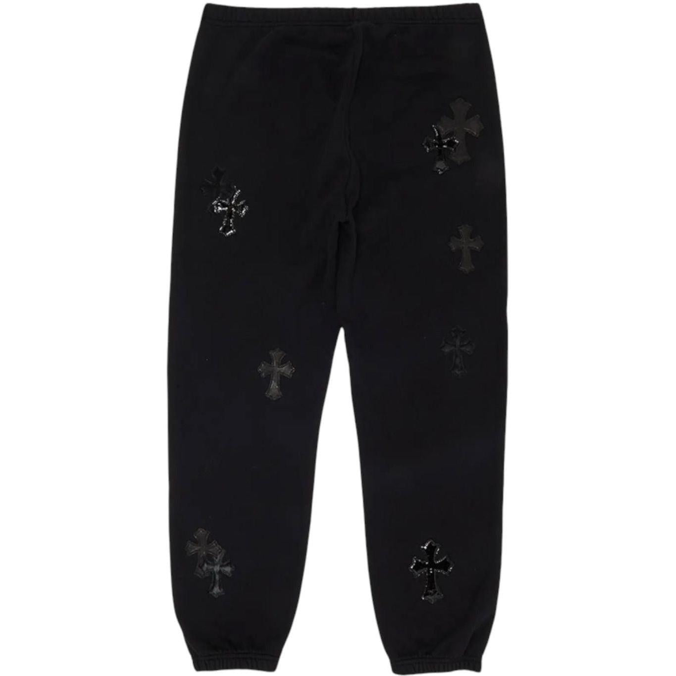 Chrome Hearts Ponyhair Multicross Sweatpants Black