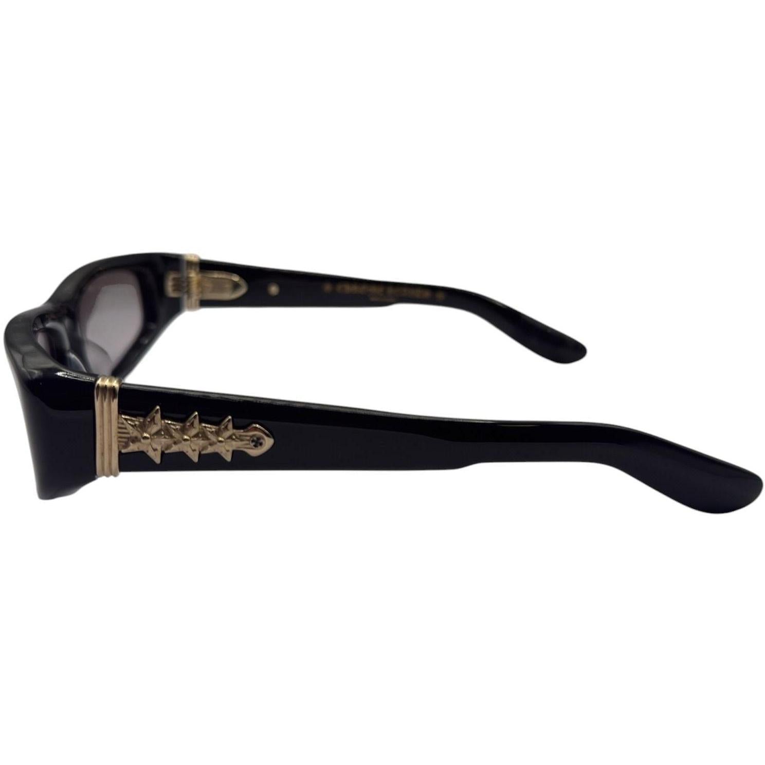 Chrome Hearts Roller Sunglasses Black/Gold