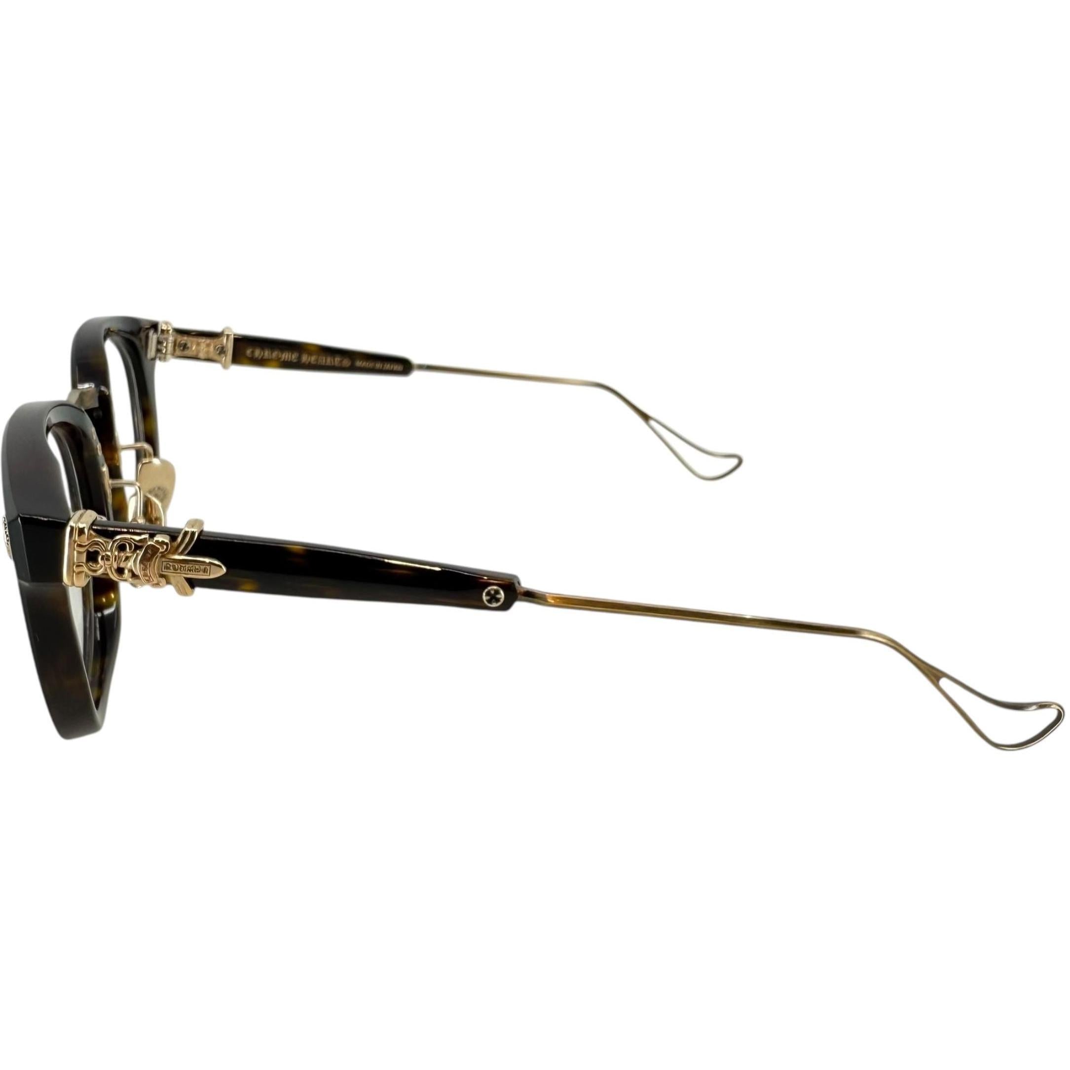 Chrome Hearts Sac Cheetah/Gold Glasses