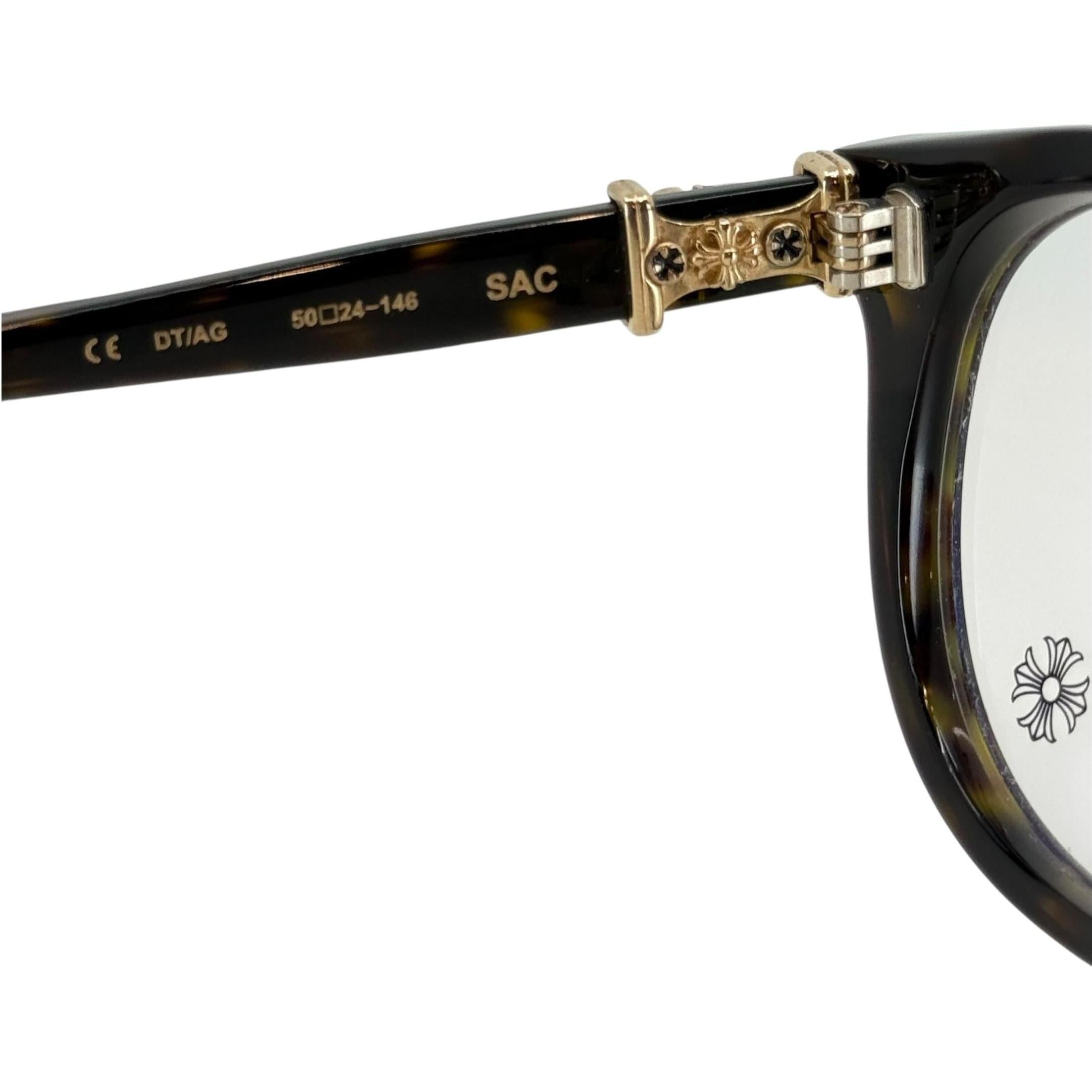 Chrome Hearts Sac Cheetah/Gold Glasses